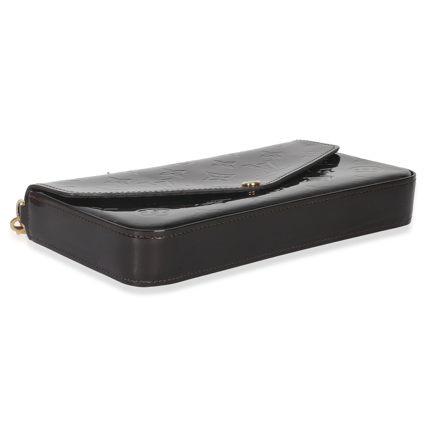 Louis Vuitton Amarante Monogram Vernis Pochette Felicie