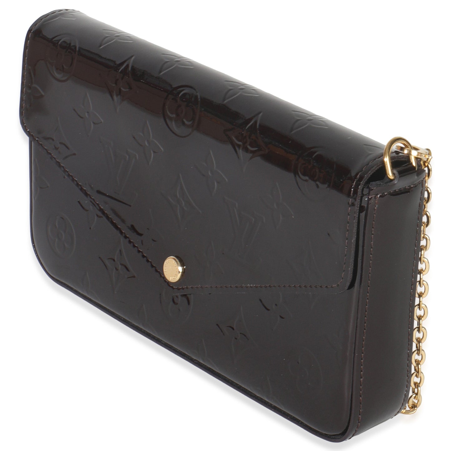Louis Vuitton Amarante Monogram Vernis Pochette Felicie