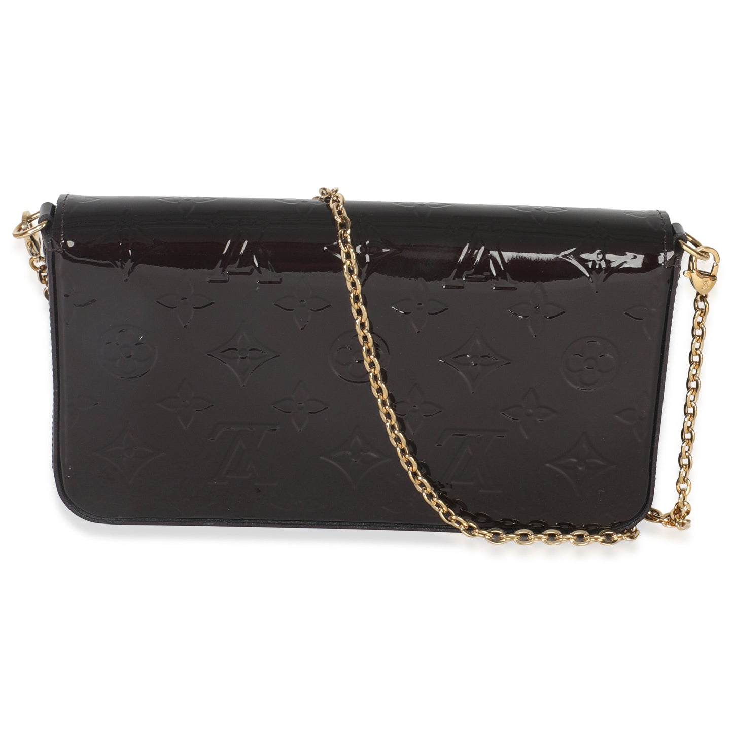Louis Vuitton Amarante Monogram Vernis Pochette Felicie