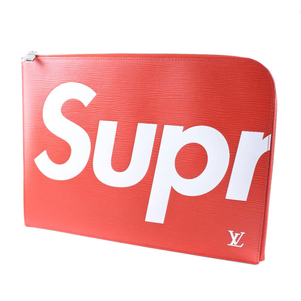 Louis Vuitton Pochette Jour GM Clutch Red