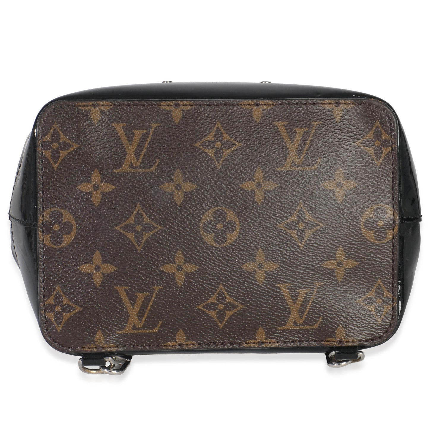 Louis Vuitton Black Patent Monogram Hot Springs Backpack