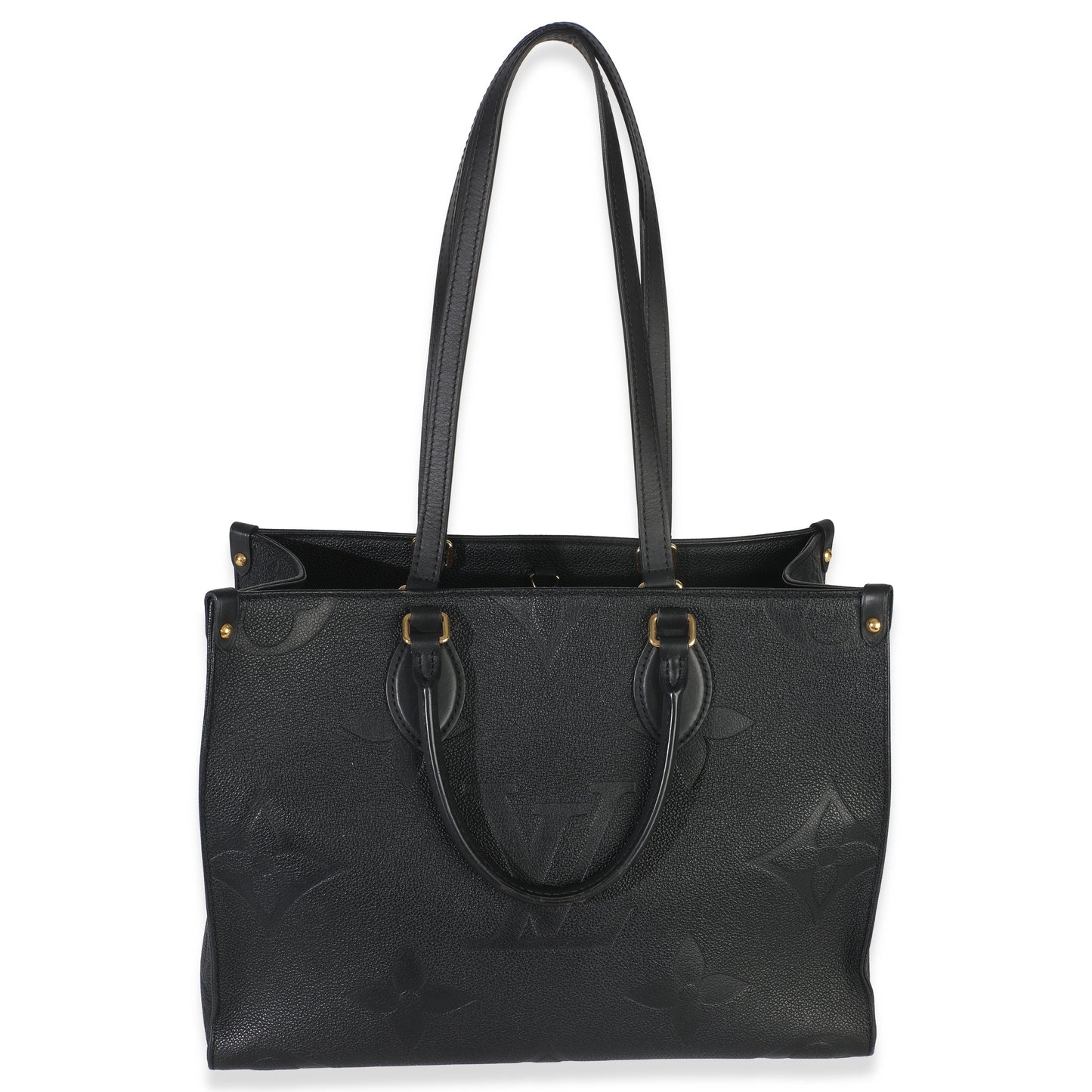 Louis Vuitton Black Giant Monogram Empreinte Onthego MM