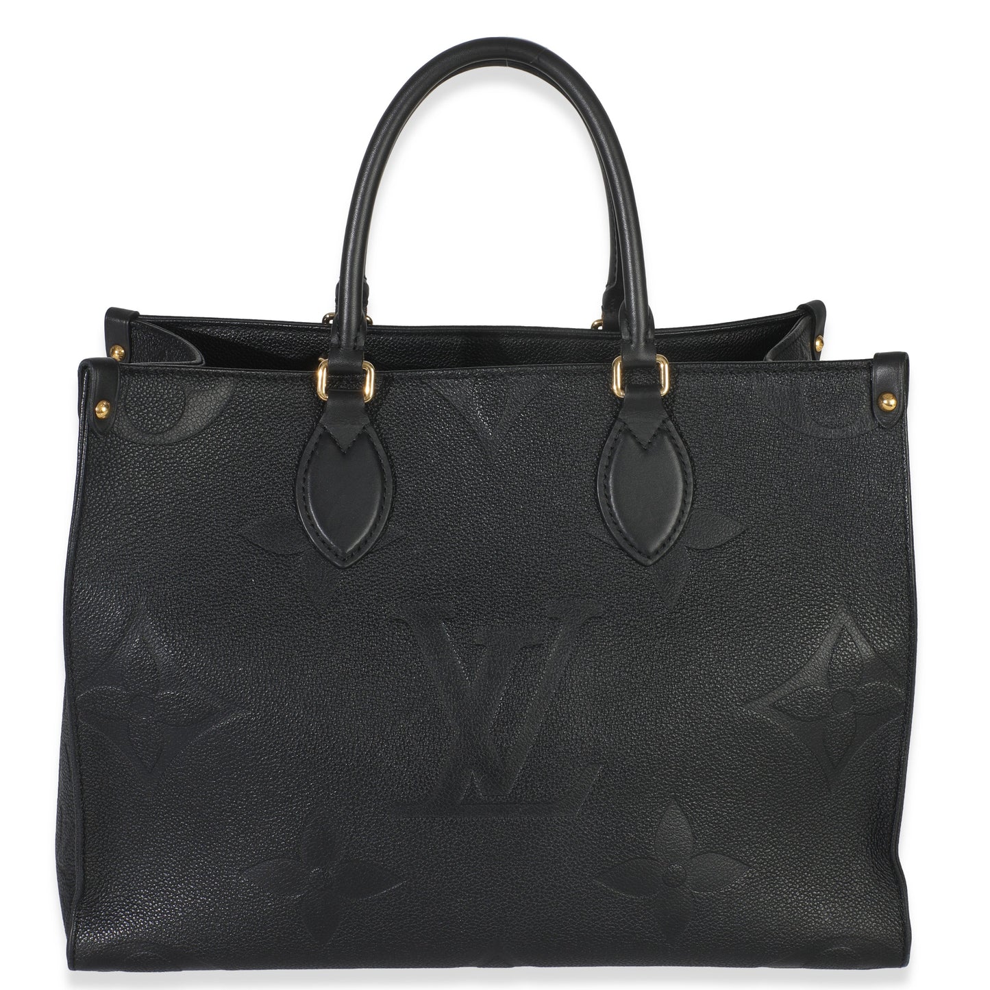 Louis Vuitton Black Giant Monogram Empreinte Onthego MM
