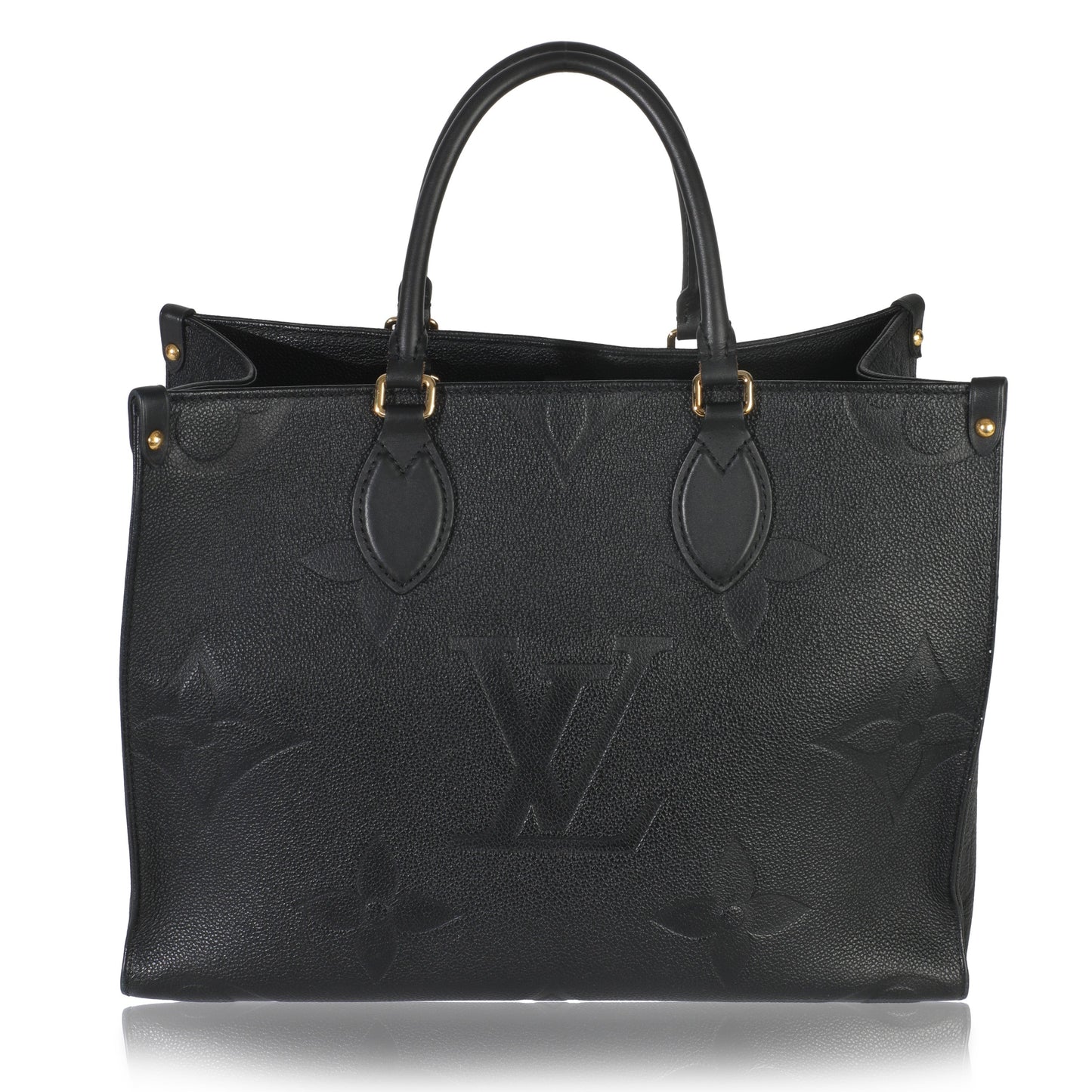 Louis Vuitton Black Giant Monogram Empreinte Onthego MM