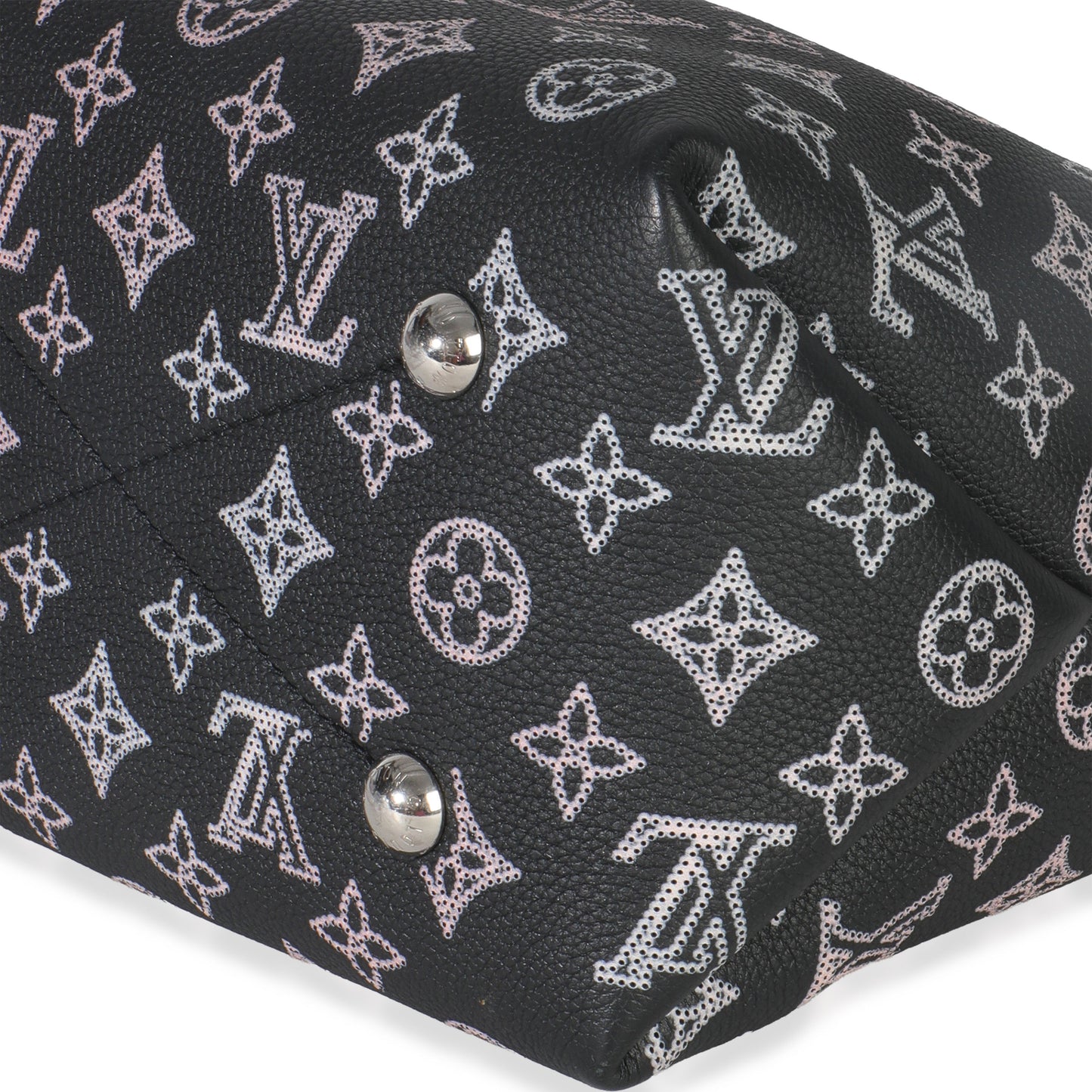 Louis Vuitton Black Pink Monogram Mahina Flight Mode Bella
