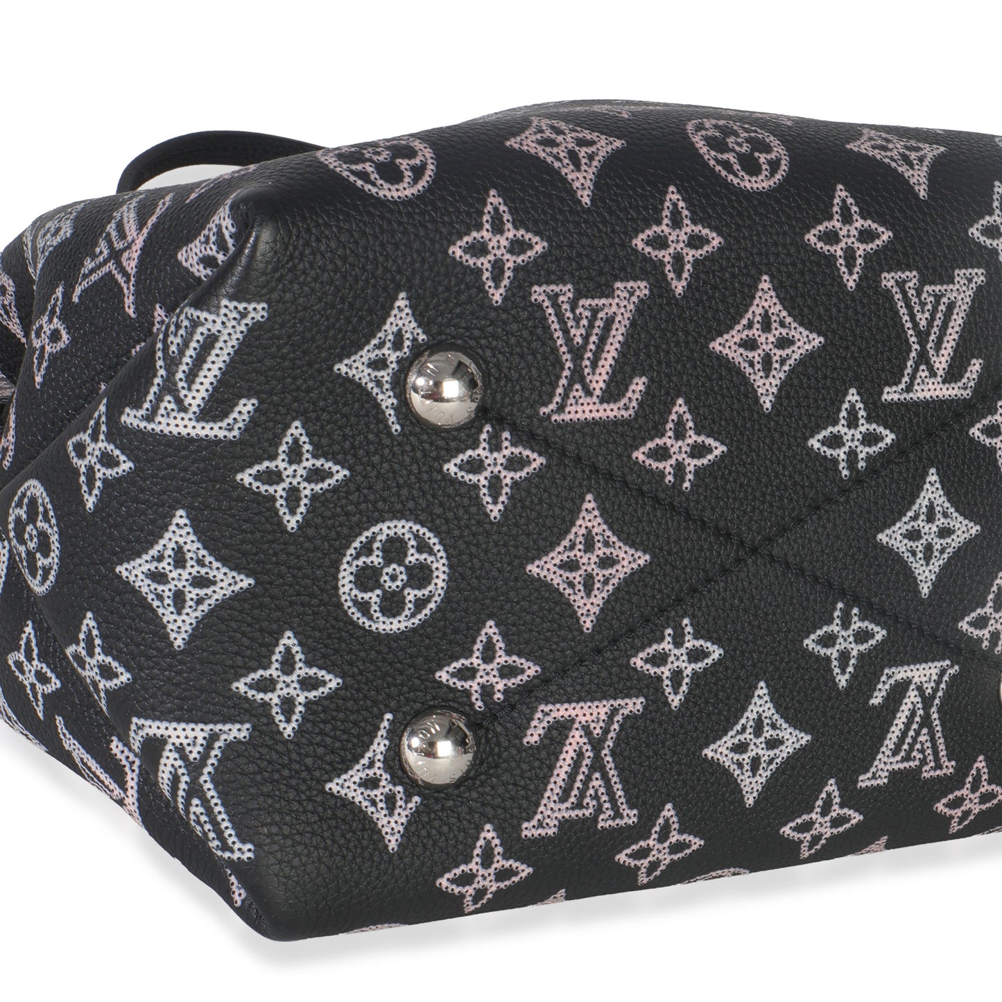 Louis Vuitton Black Pink Monogram Mahina Flight Mode Bella