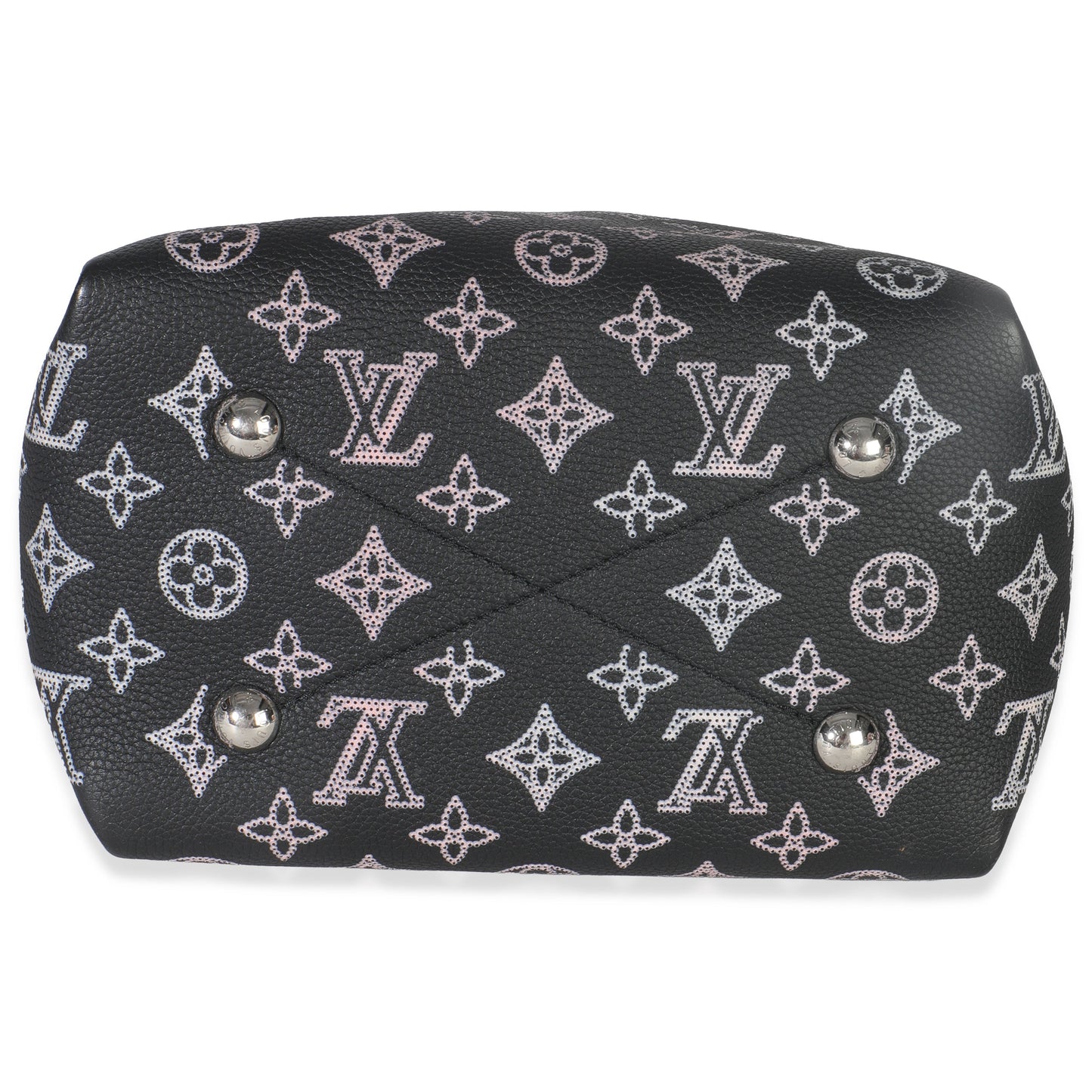 Louis Vuitton Black Pink Monogram Mahina Flight Mode Bella