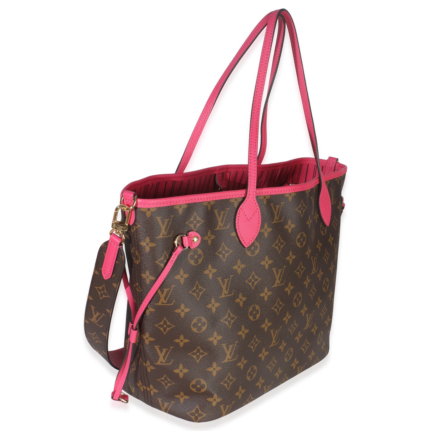 Louis Vuitton Fuschia Monogram Canvas Inside Out Neverfull Bandouliere MM