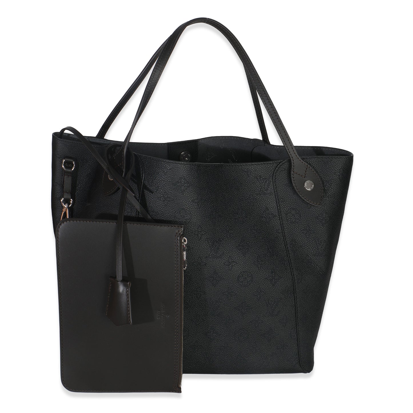 Louis Vuitton Black Monogram Mahina Hina MM