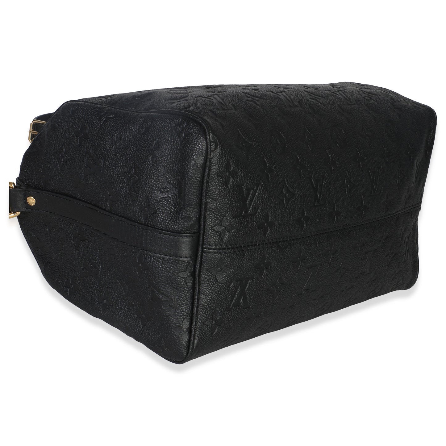 Louis Vuitton Black Monogram Empreinte Speedy Soft 30