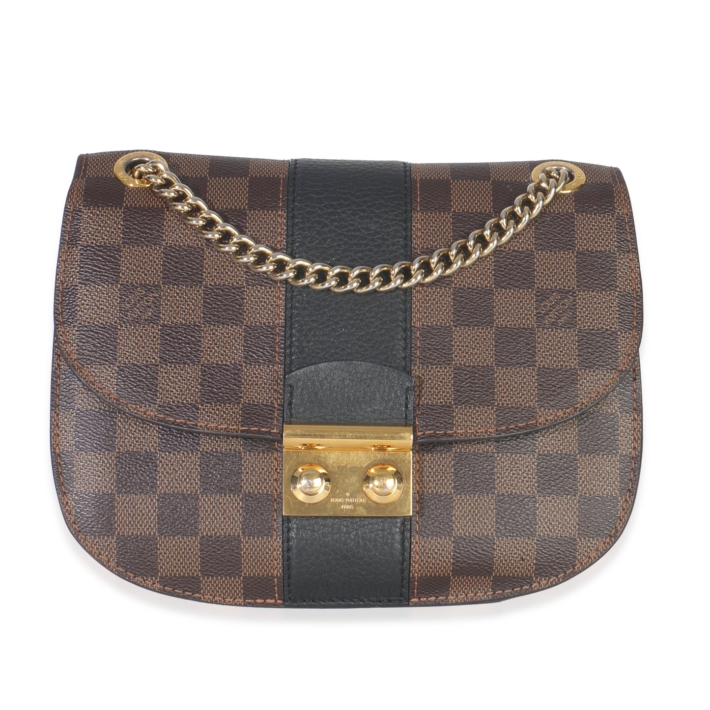 Louis Vuitton Black Taurillon Damier Ebene Canvas Wight