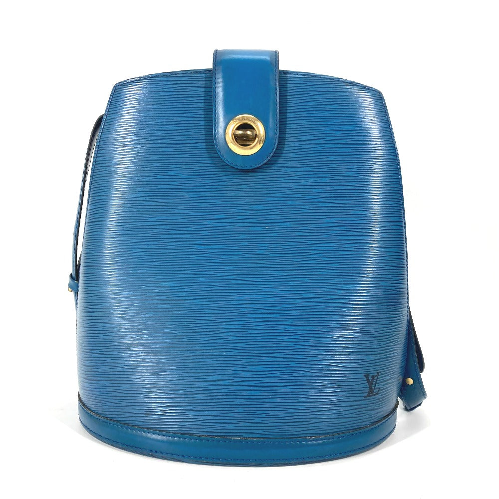 LOUIS VUITTON Shoulder Bag M52255 Epi Leather blue Epi Cluny PM Women