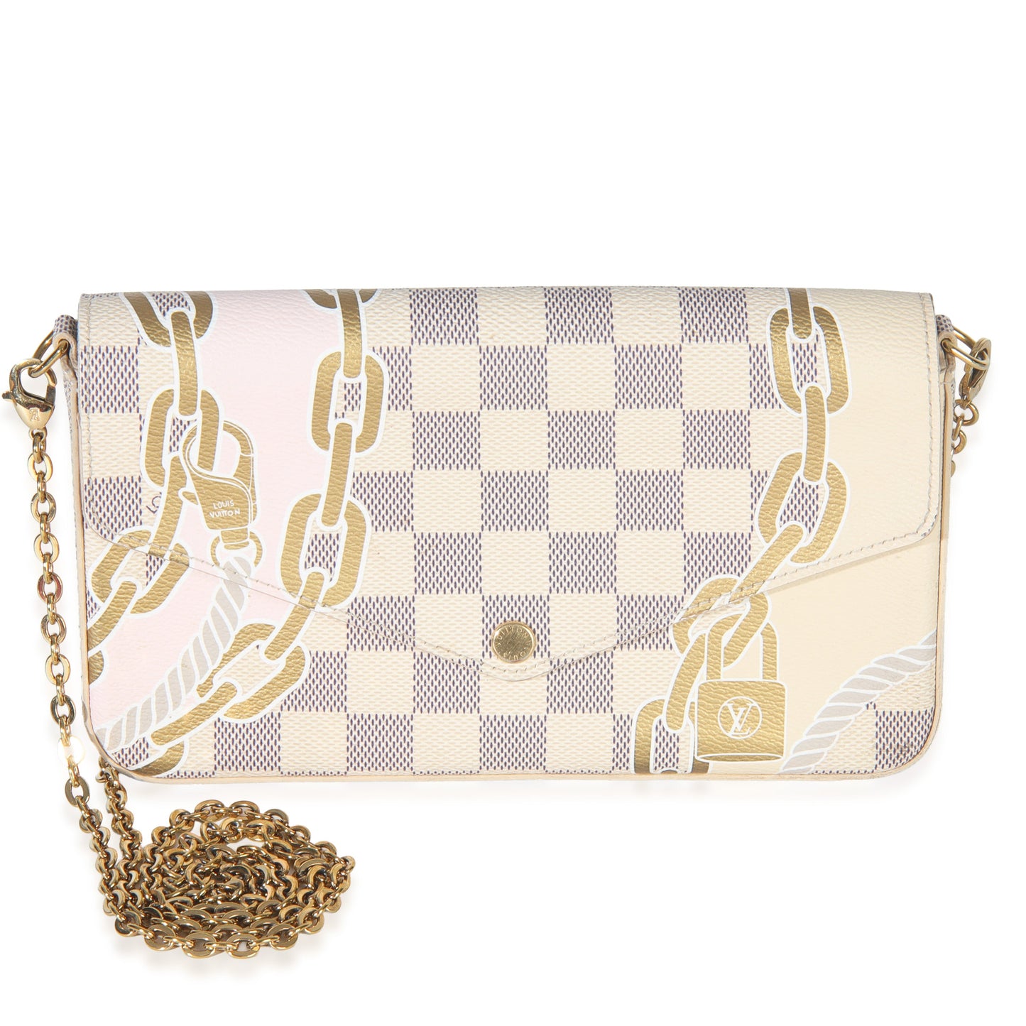 Louis Vuitton Damier Azur Canvas Nautical Felicie Pochette