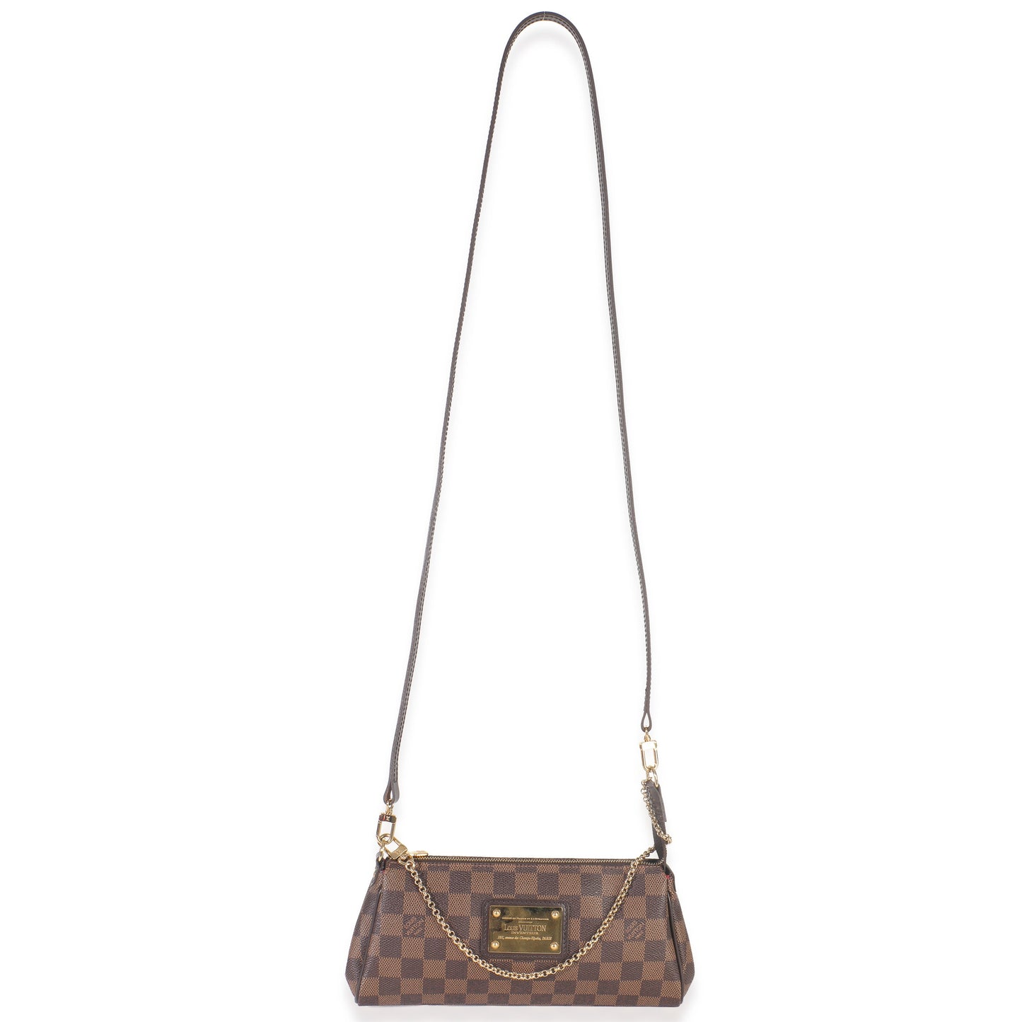 Louis Vuitton Damier Ebene Canvas Eva Clutch