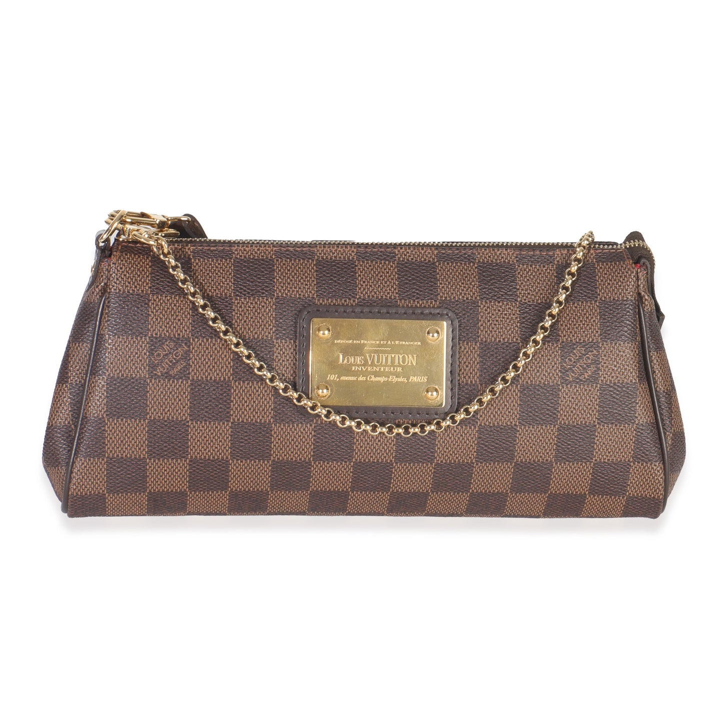 Louis Vuitton Damier Ebene Canvas Eva Clutch