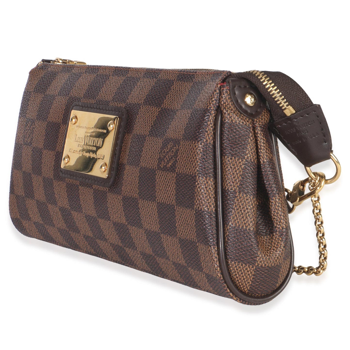 Louis Vuitton Damier Ebene Canvas Eva Clutch
