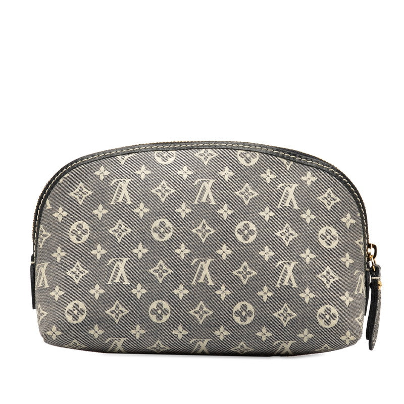 Louis Vuitton Monogram Idyl Poschet Cosmetic Pouch M40376 Anchor Grey Canvas Leather  Louis Vuitton