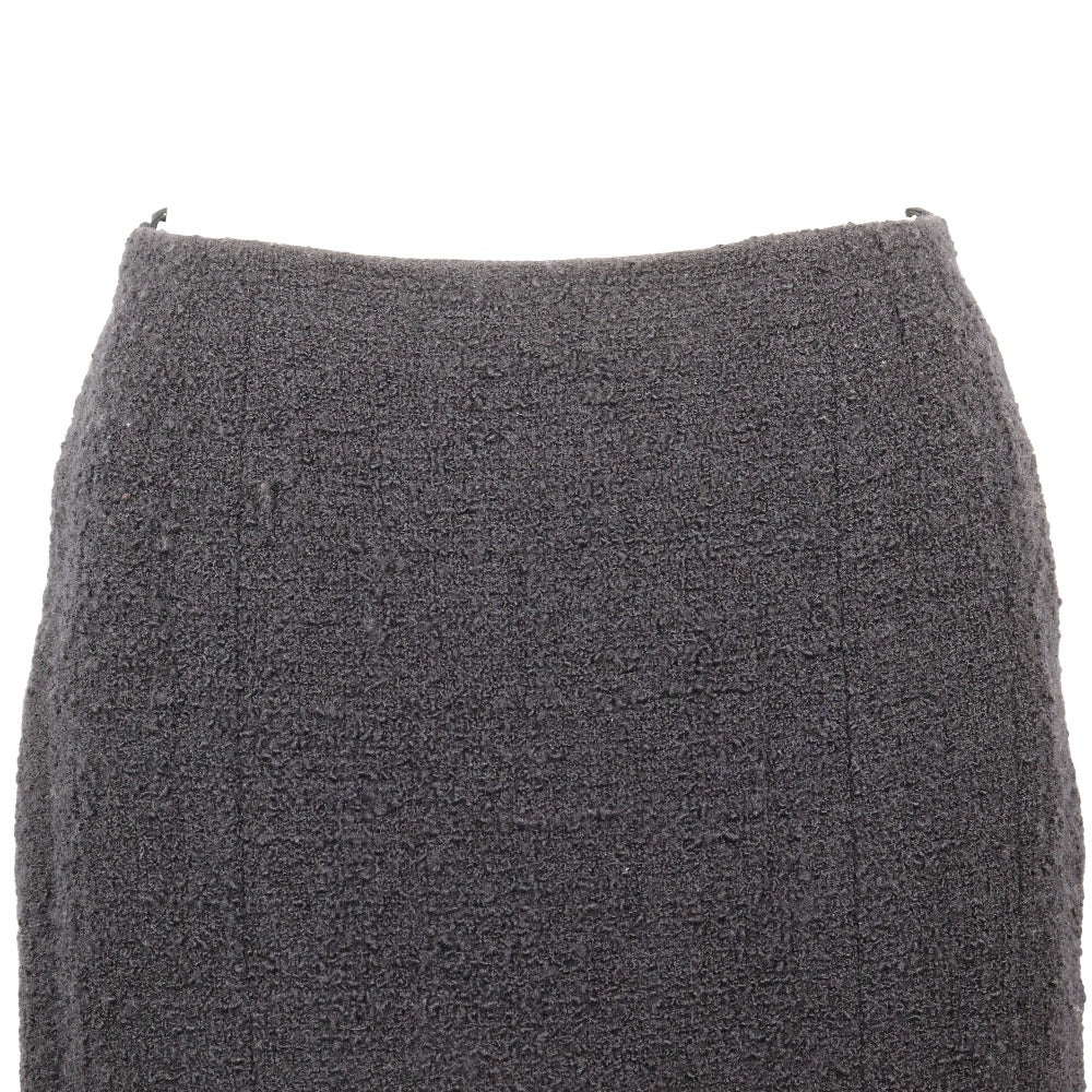 Chanel Wool Skirt Navy New
