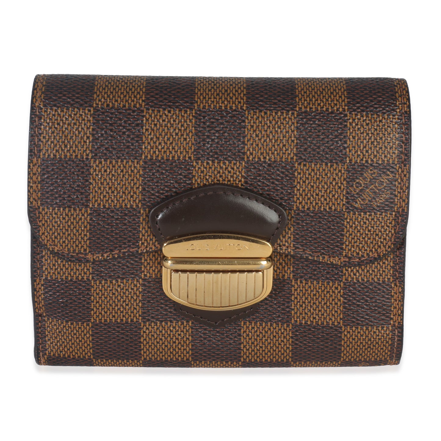 Louis Vuitton Damier Ebene Canvas Joey Wallet