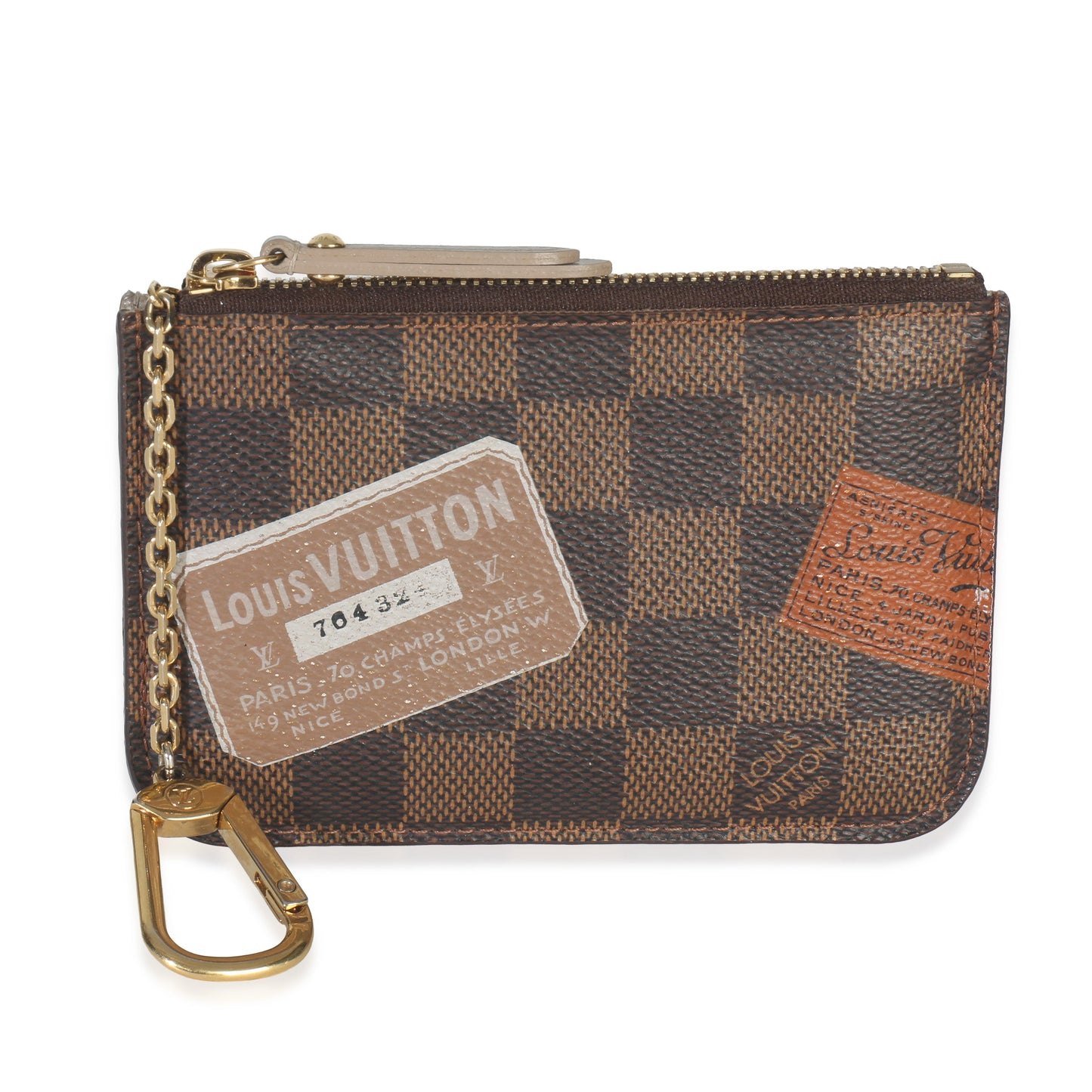 Louis Vuitton Damier Ebene Canvas Trunks & Bags Key Pouch