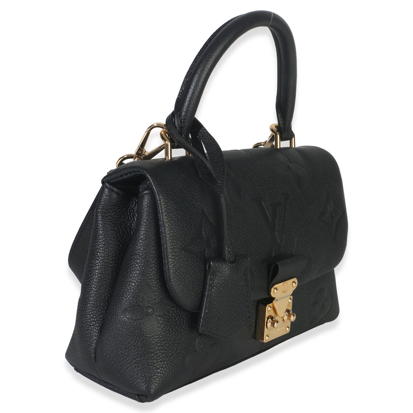 Louis Vuitton Black Giant Monogram Empreinte Madeleine BB