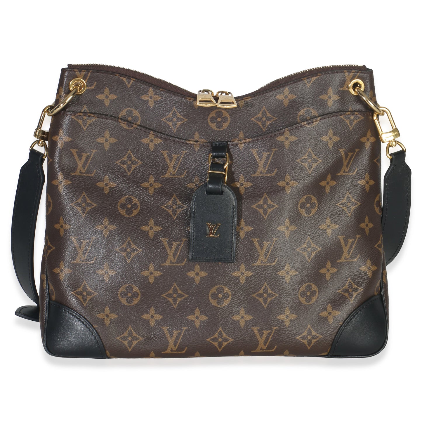 Louis Vuitton Black Monogram Canvas Odeon MM