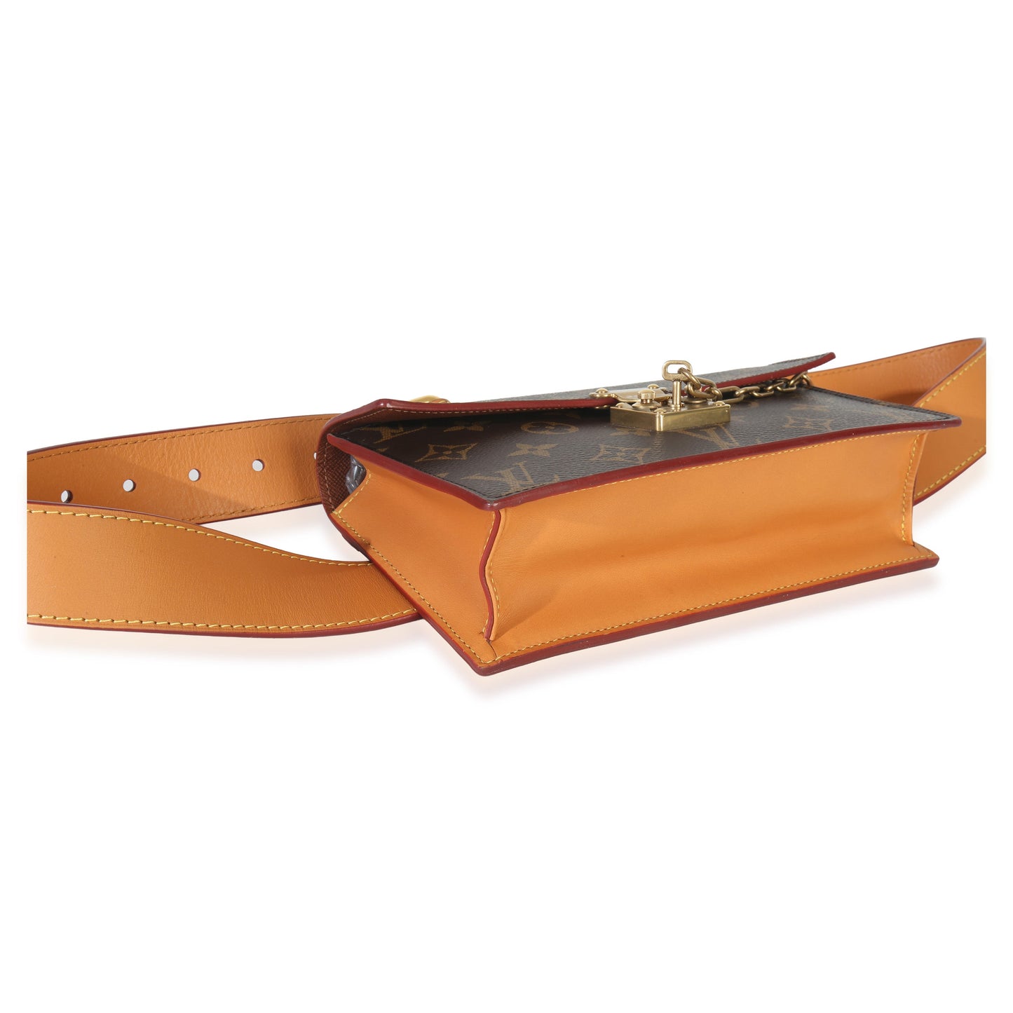 Louis Vuitton Monogram Canvas S Lock Belt Pouch