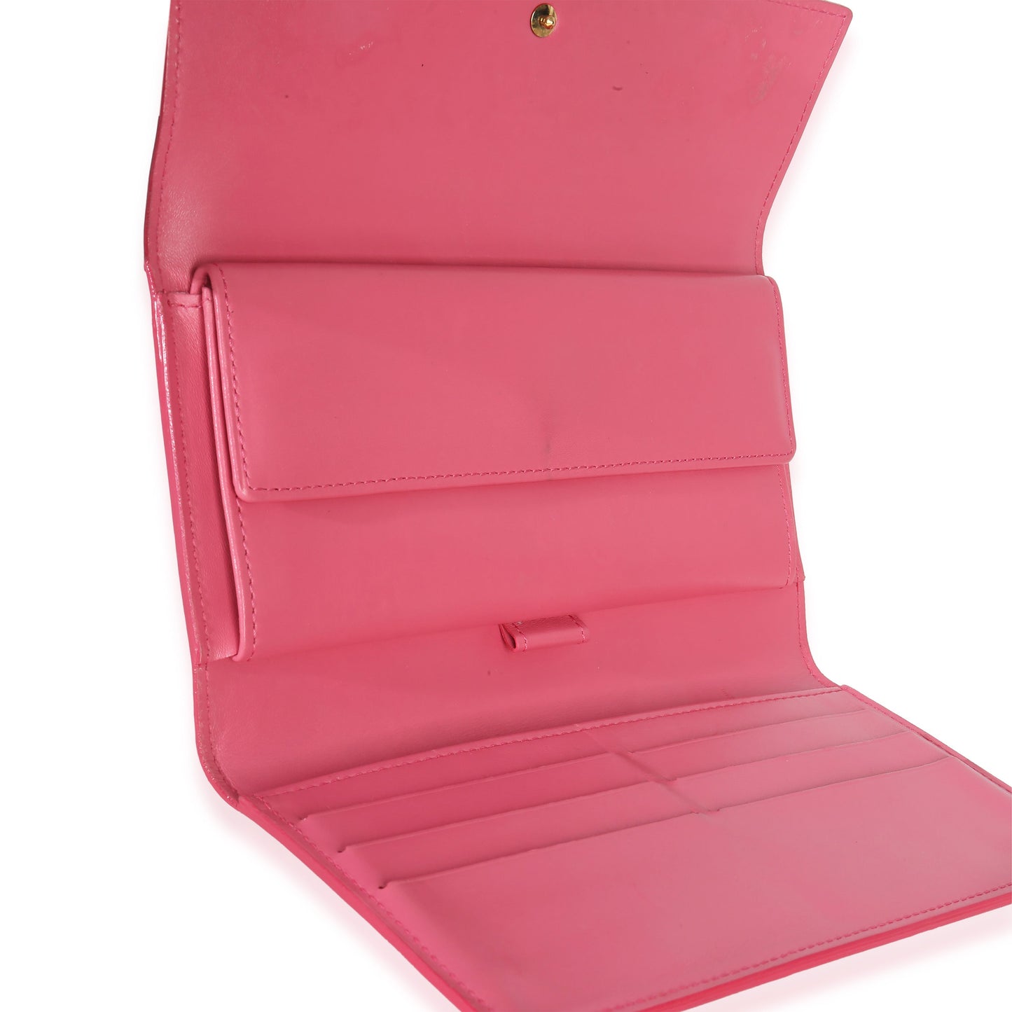 Louis Vuitton Rose Pop Monogram Vernis Sarah Wallet