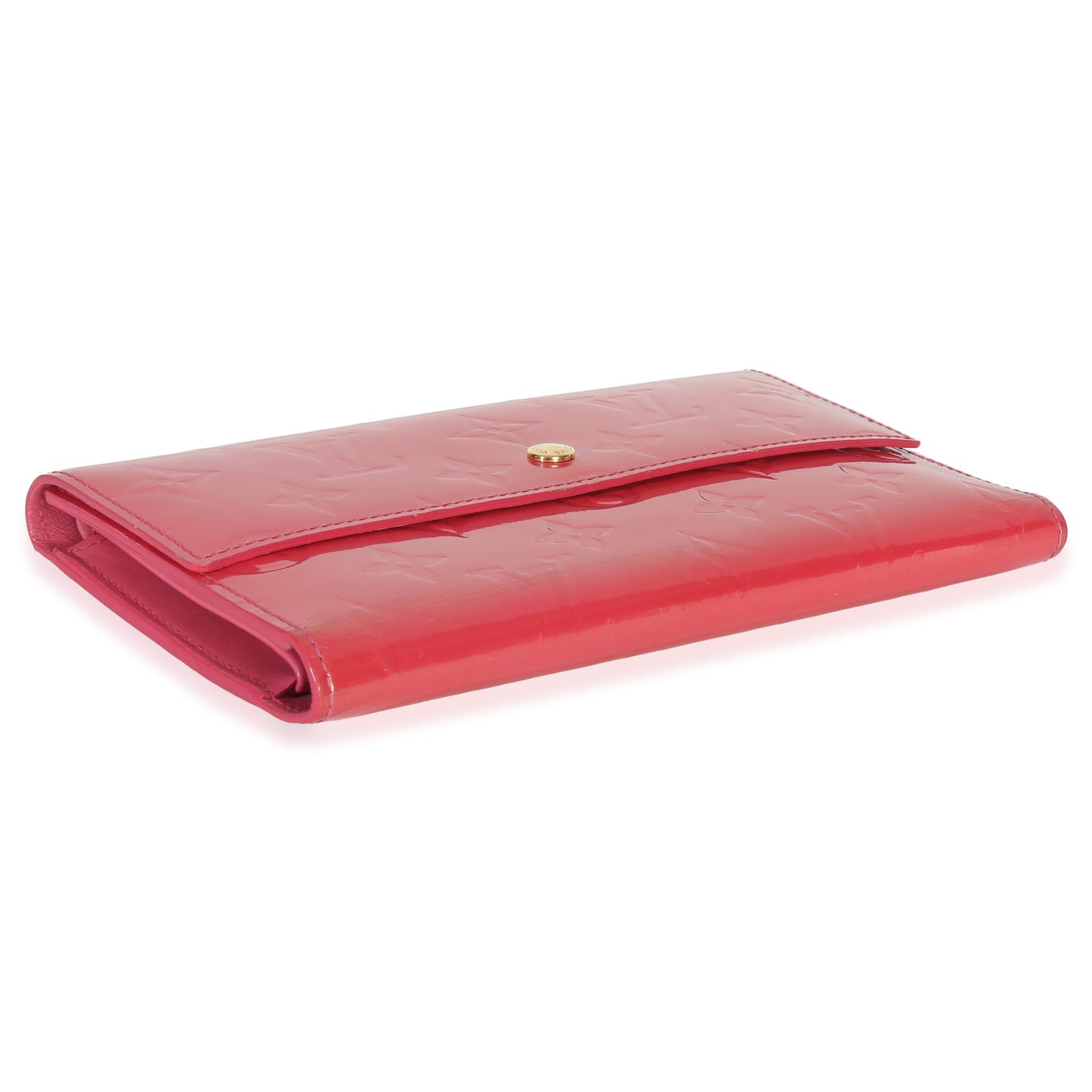 Louis Vuitton Rose Pop Monogram Vernis Sarah Wallet