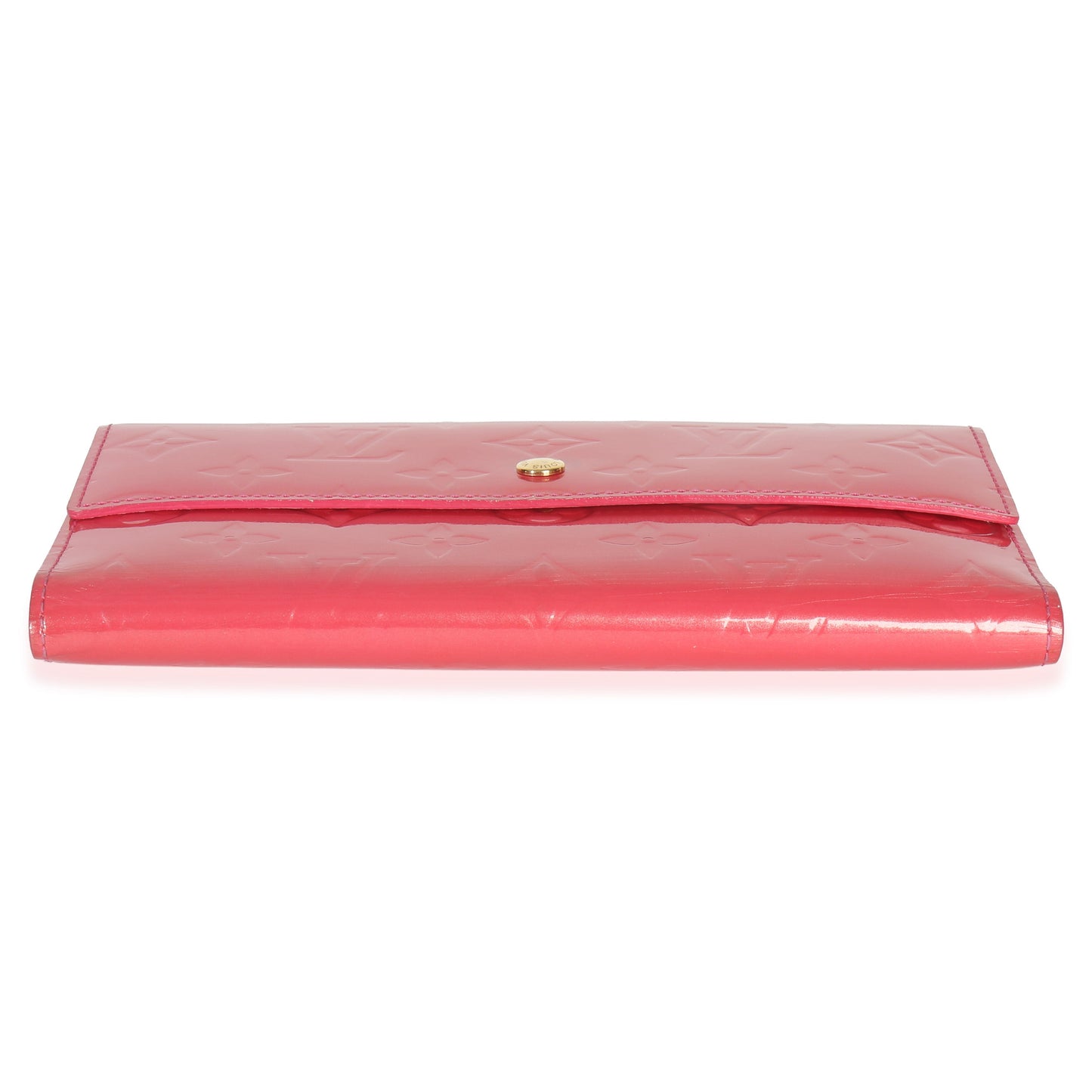 Louis Vuitton Rose Pop Monogram Vernis Sarah Wallet