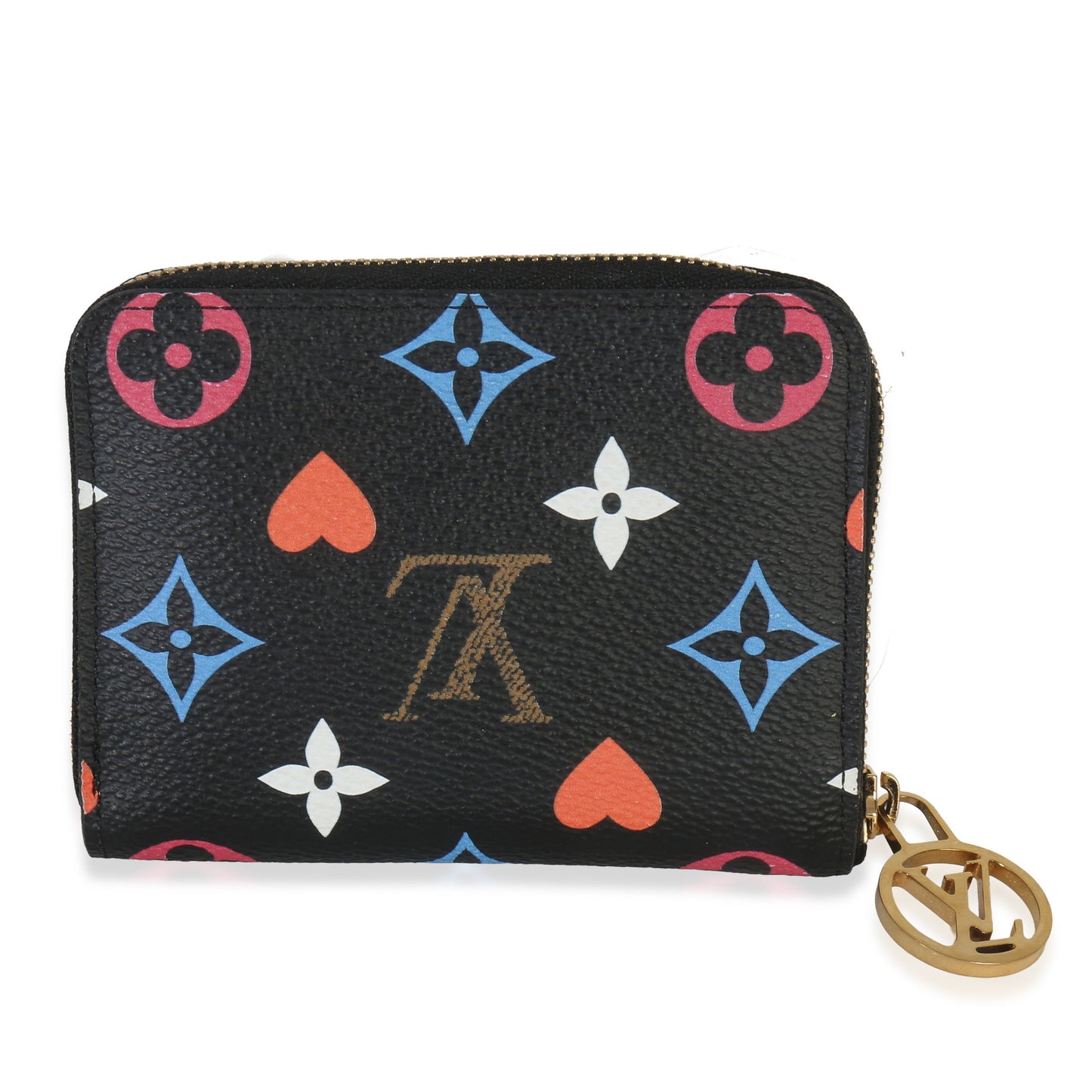 Louis Vuitton Black Multicolor Monogram Canvas Game On Zippy Coin Purse