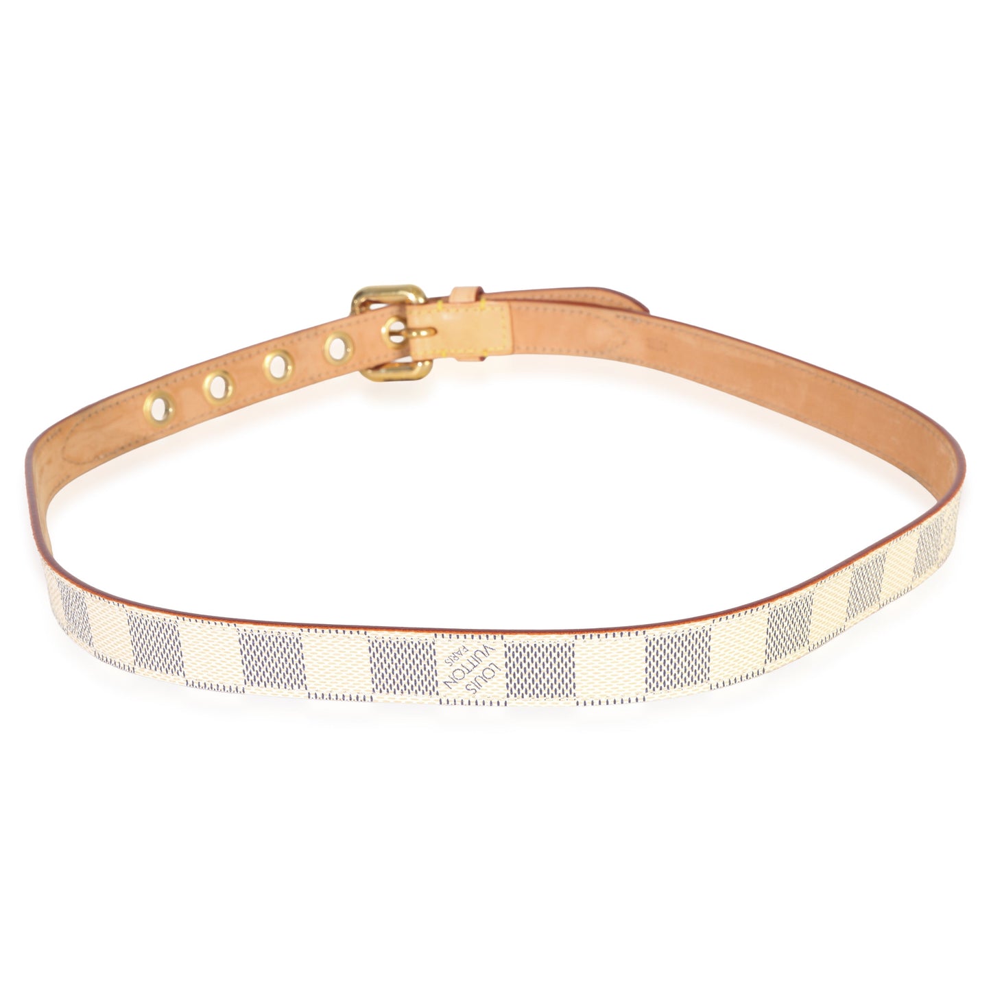 Louis Vuitton Damier Azur Canvas Saint-Etienne 40mm Belt 80/32