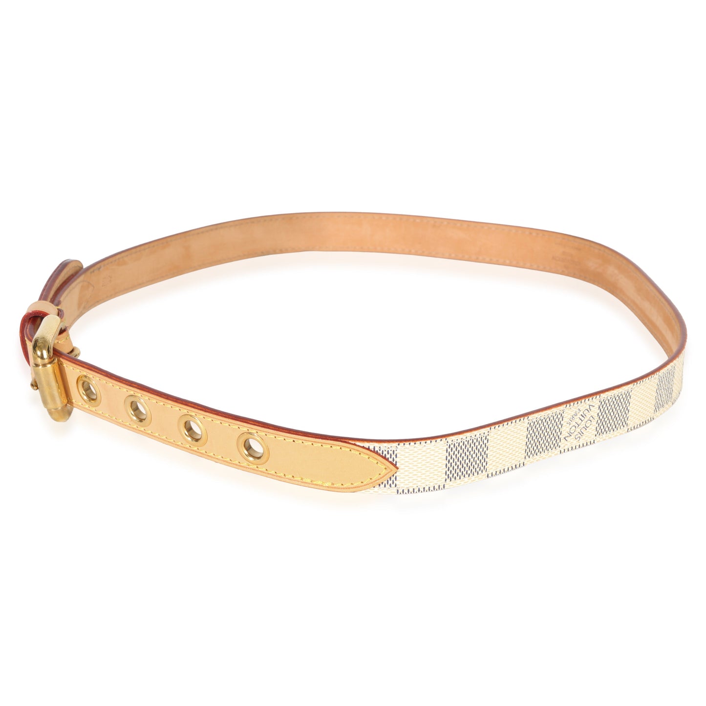 Louis Vuitton Damier Azur Canvas Saint-Etienne 40mm Belt 80/32