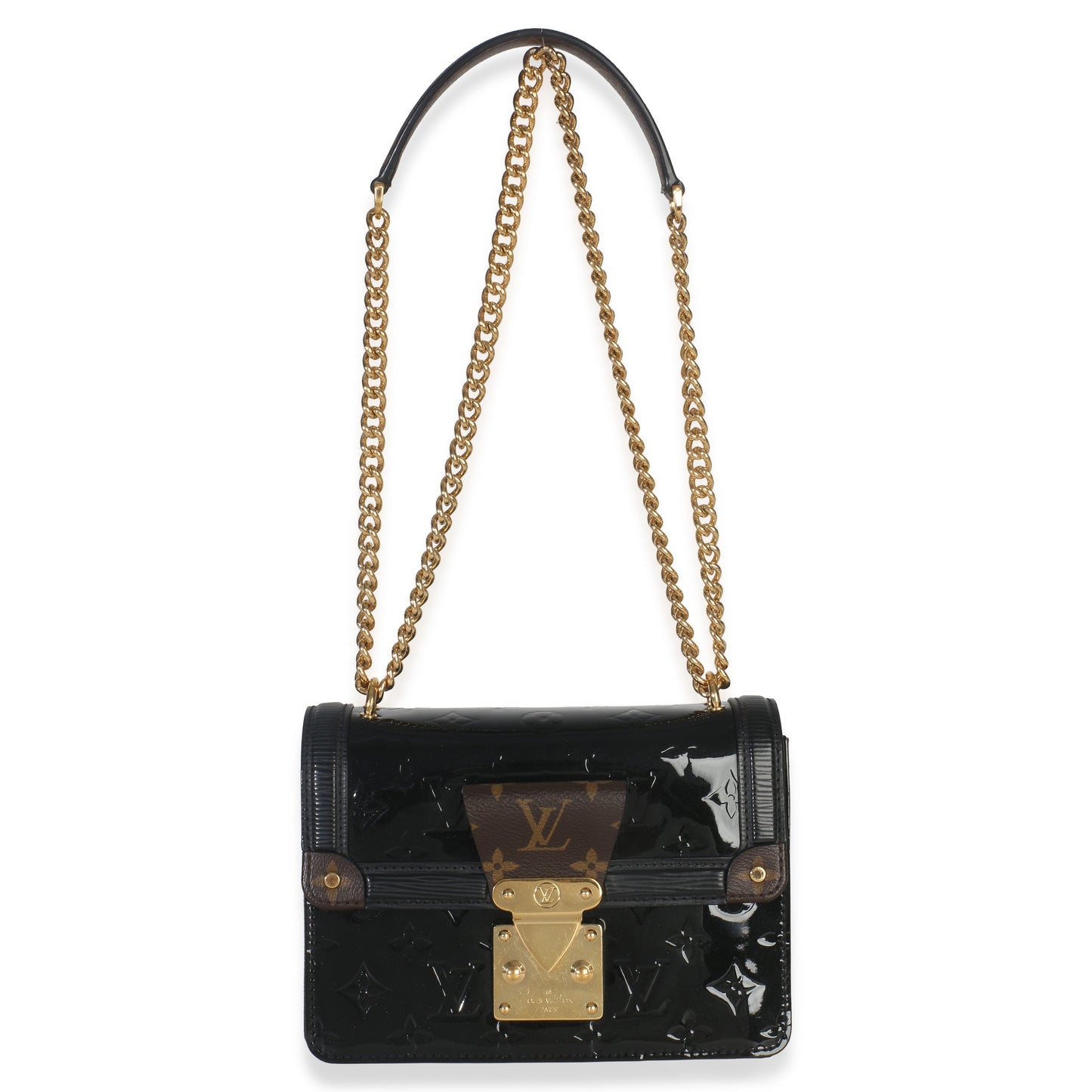 Louis Vuitton Black Monogram Vernis Epi Wynwood