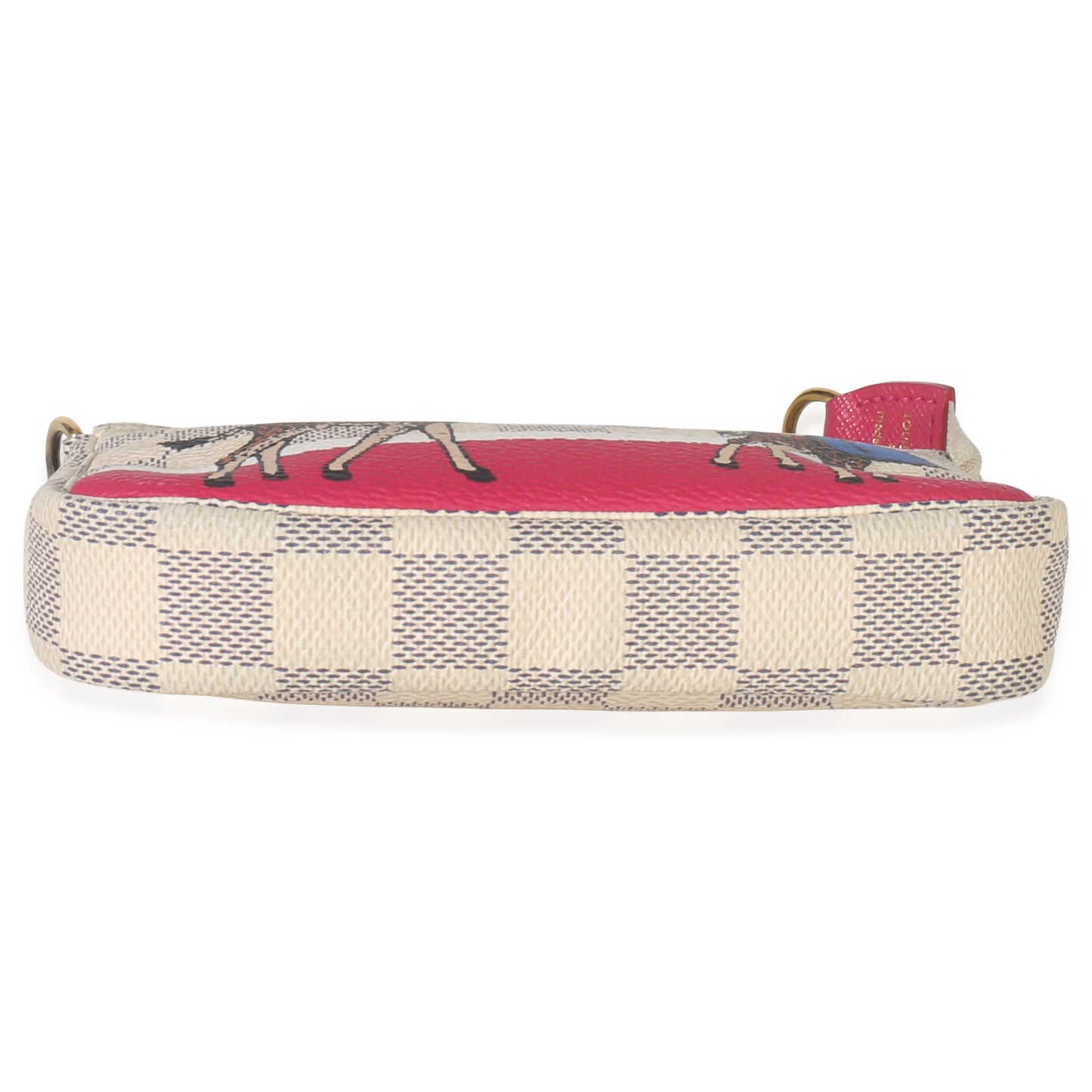 Louis Vuitton Damier Azur Canvas Giraffe Mini Pochette Accessories