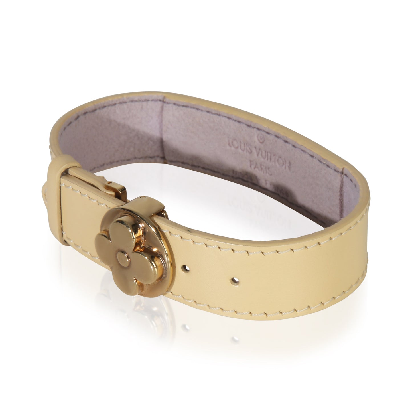 Louis Vuitton Gold-Plated  Monogram Epi Wish Bracelet