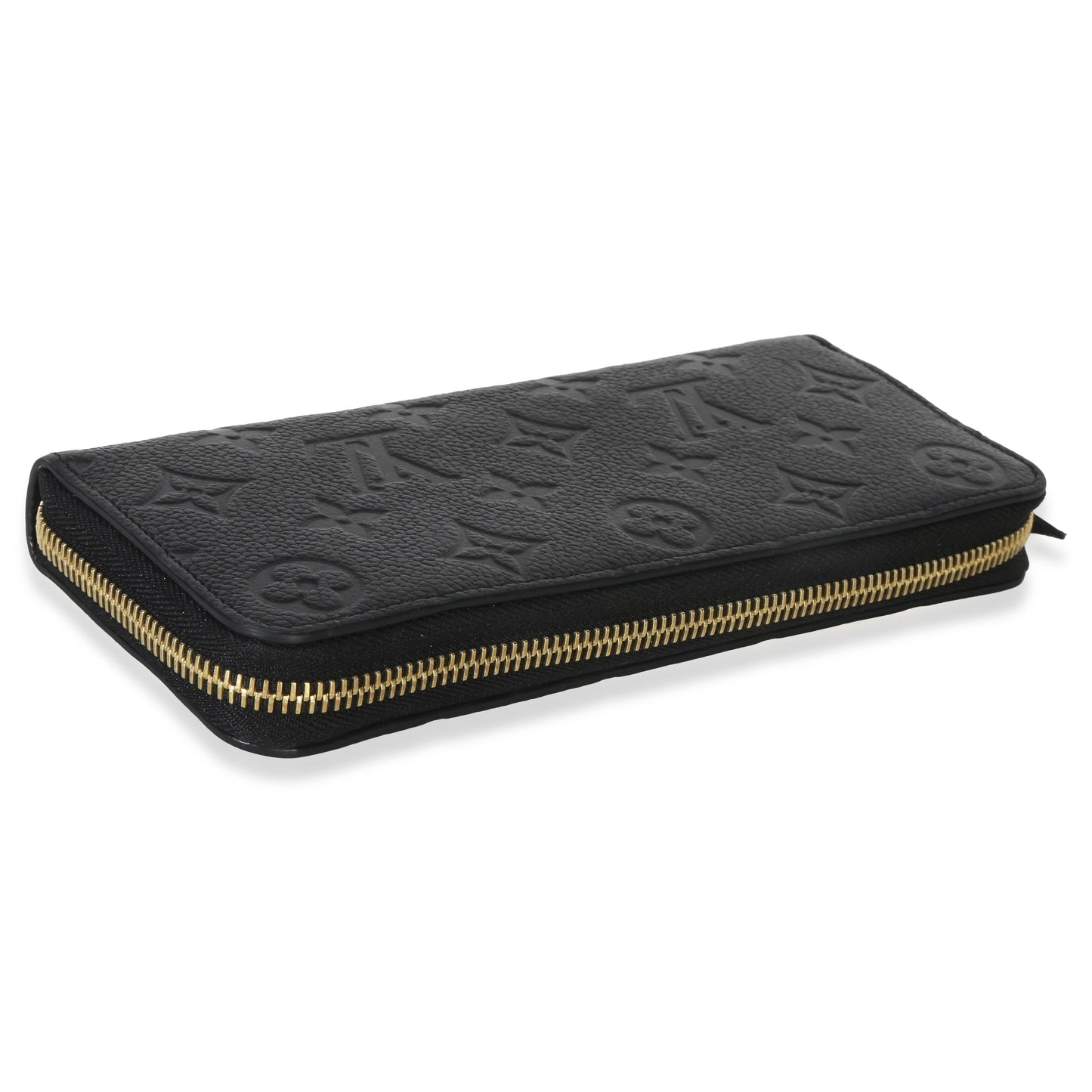 Louis Vuitton Black Monogram Empreinte Clemence Wallet