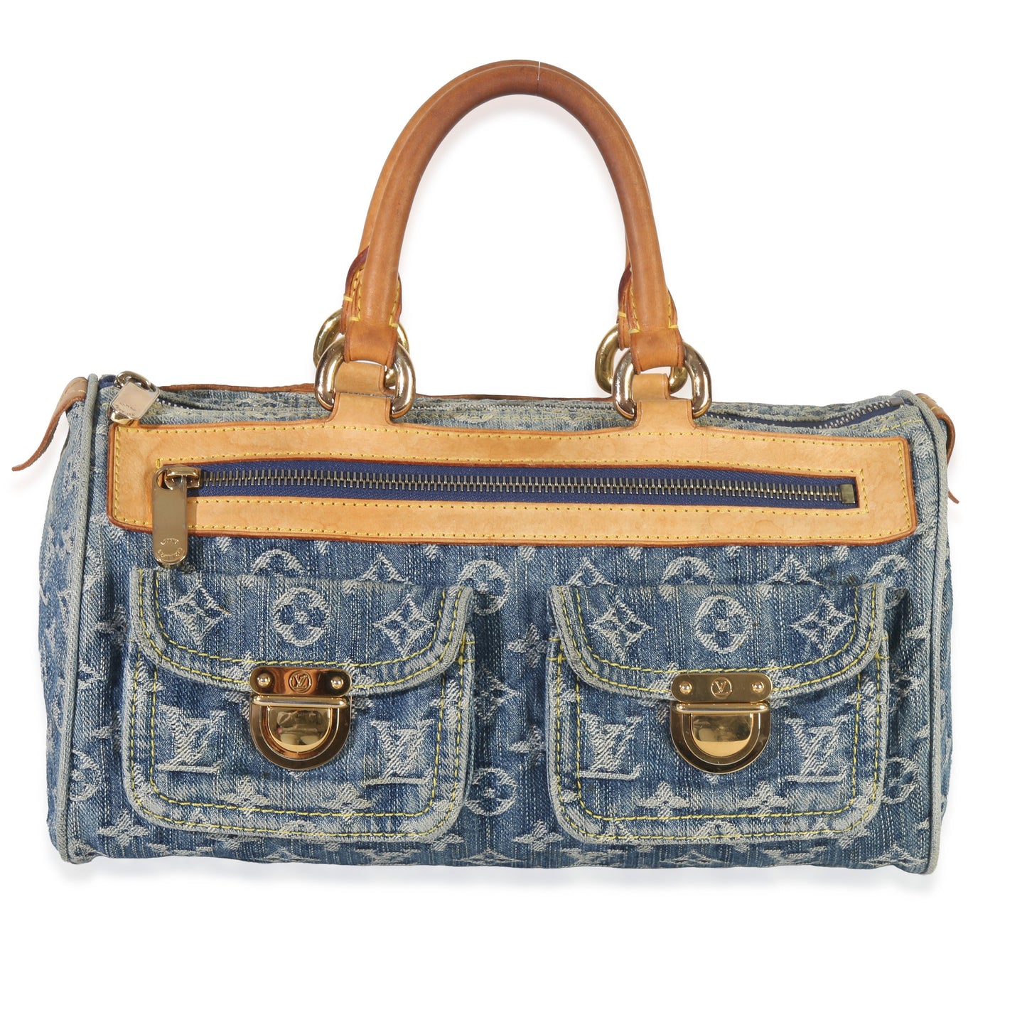 Louis Vuitton Blue Monogram Denim Neo Speedy