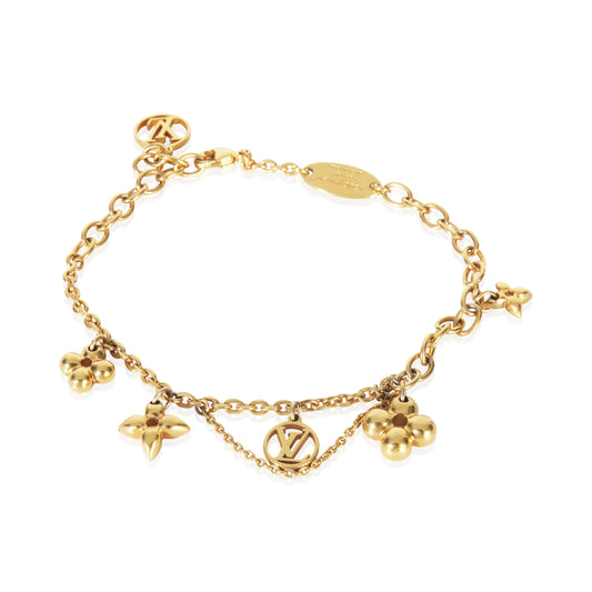 Louis Vuitton Gold-Plated  Blooming Supple Bracelet