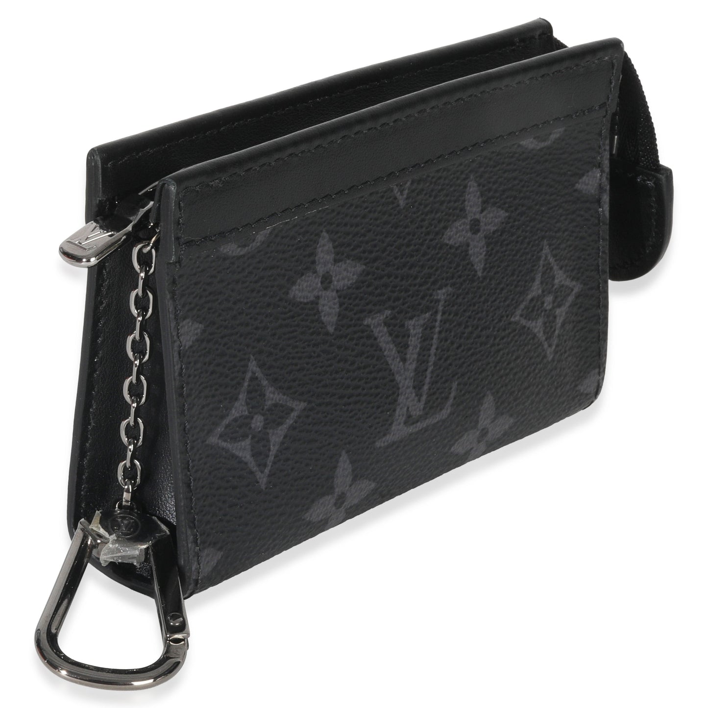 Louis Vuitton Black Monogram Eclipse Key Pouch Voyage