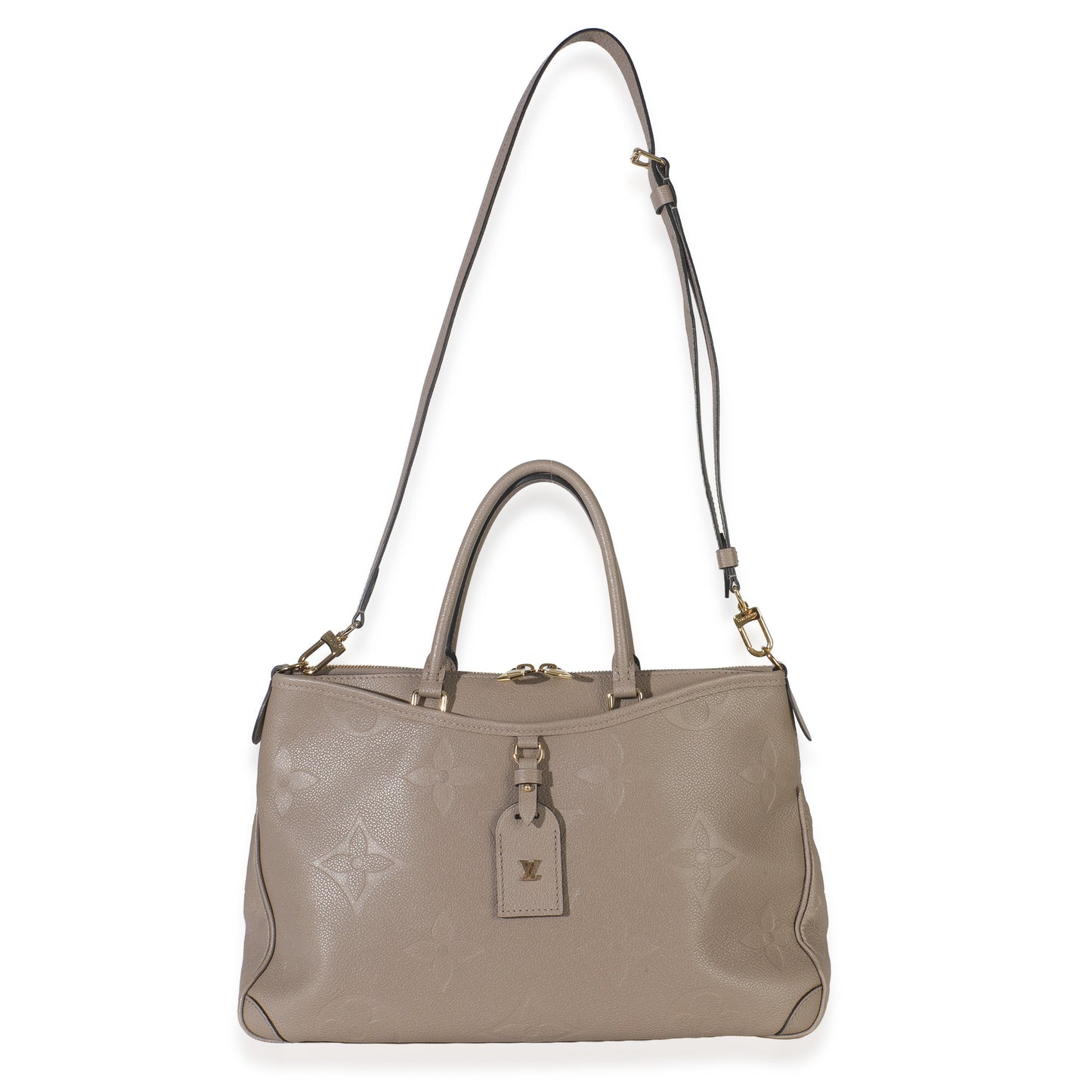 Louis Vuitton Tourterelle Monogram Empreinte Trianon MM