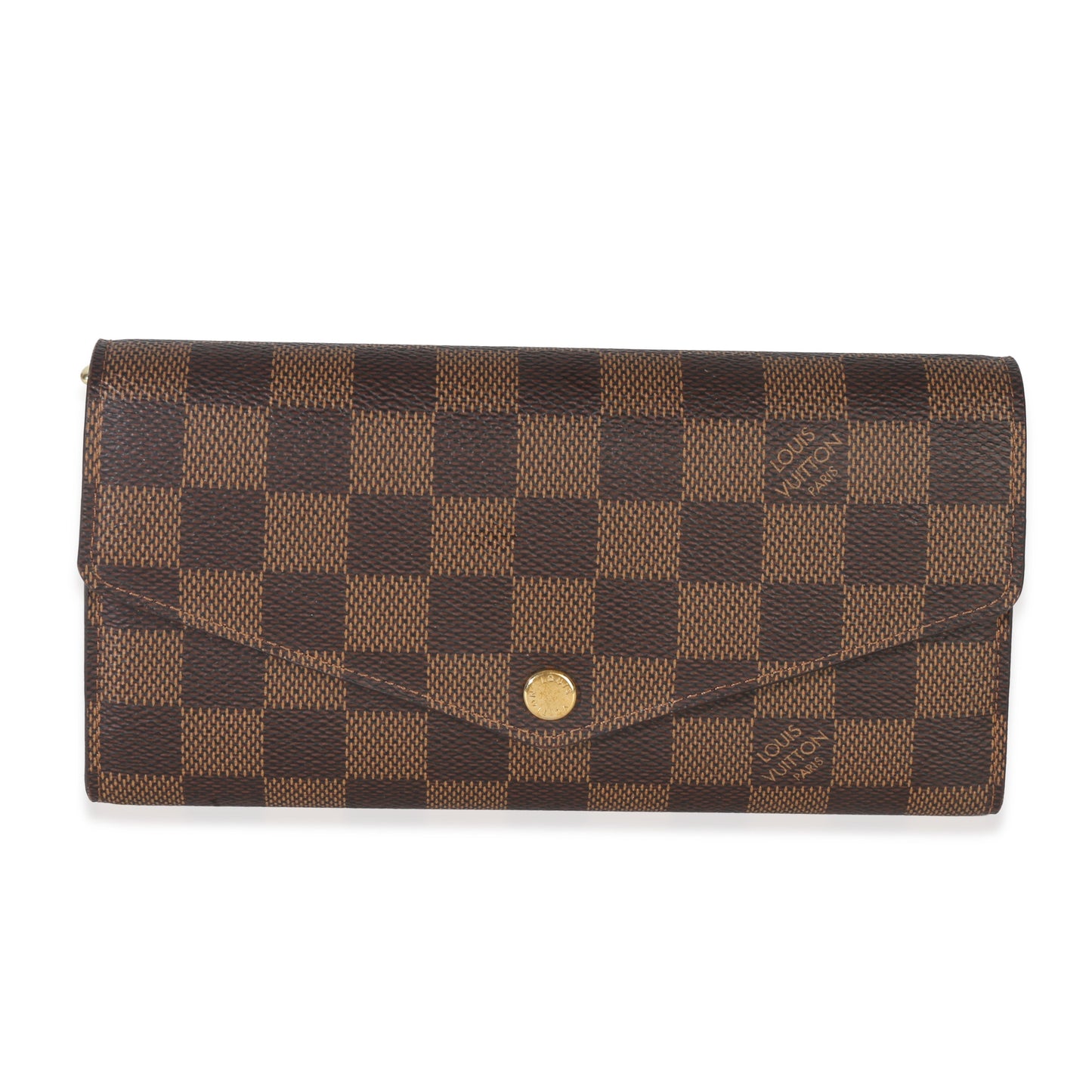 Louis Vuitton Damier Ebene Canvas Sarah Wallet