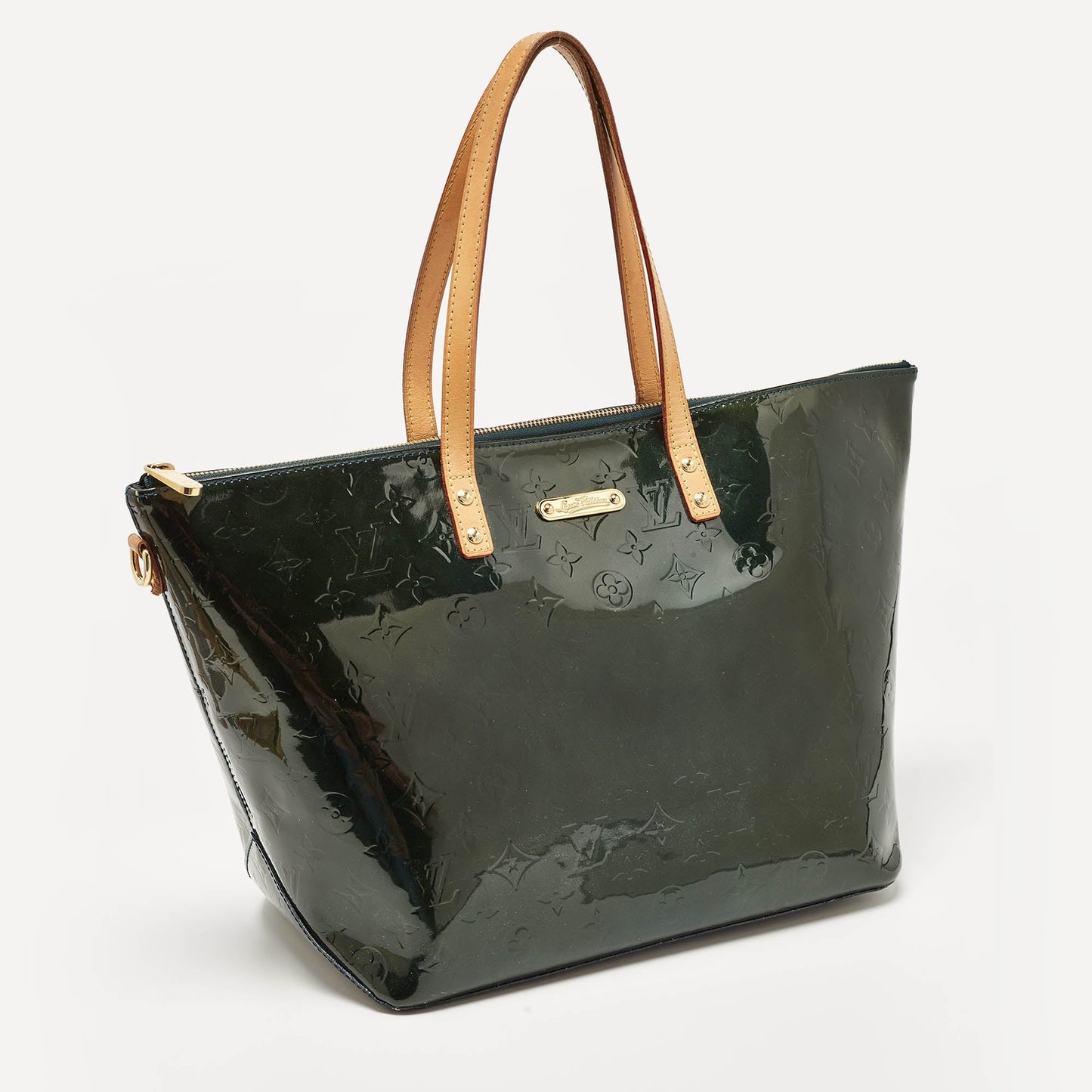Louis Vuitton Bleu Nuit Monogram Vernis Bellevue Gm Bag