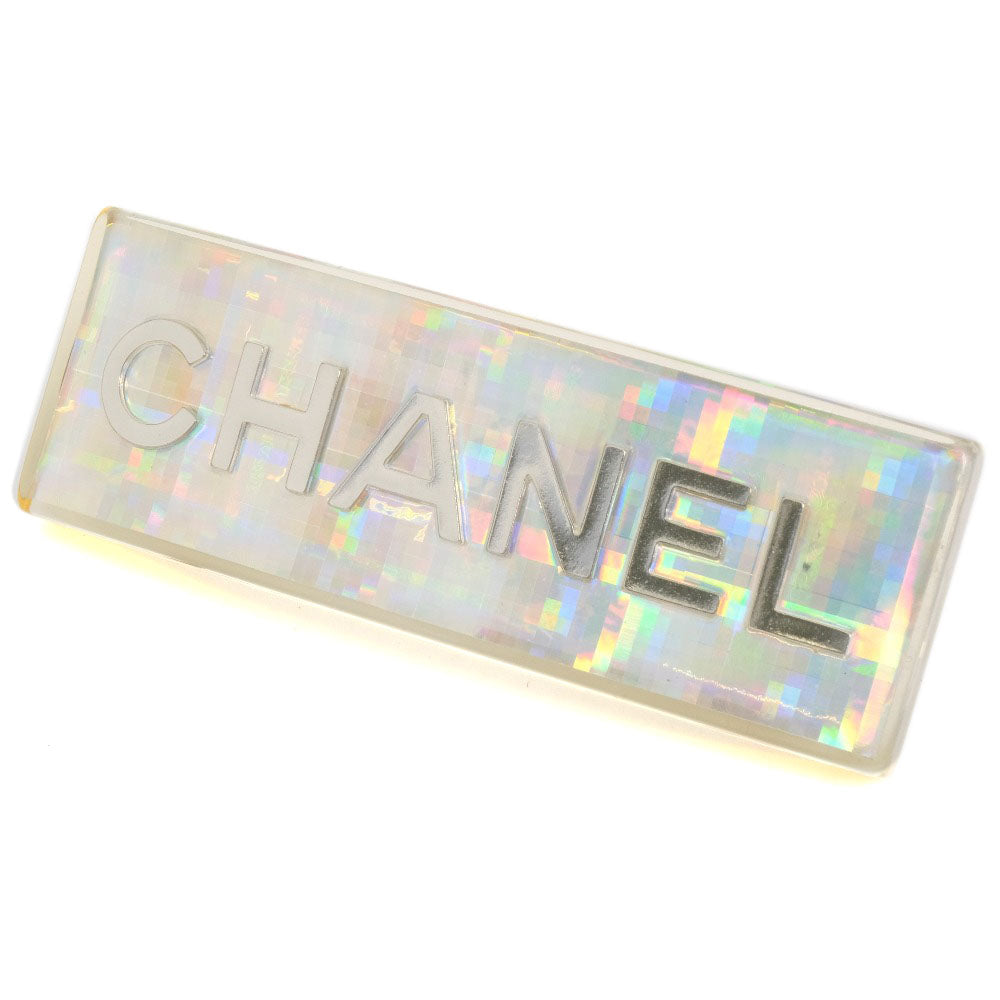 Chanel Hair Barrette Silver A08682Y02019