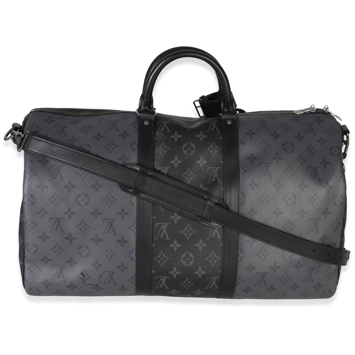 Louis Vuitton Reverse Monogram Eclipse Canvas Keepall Bandouliere 50