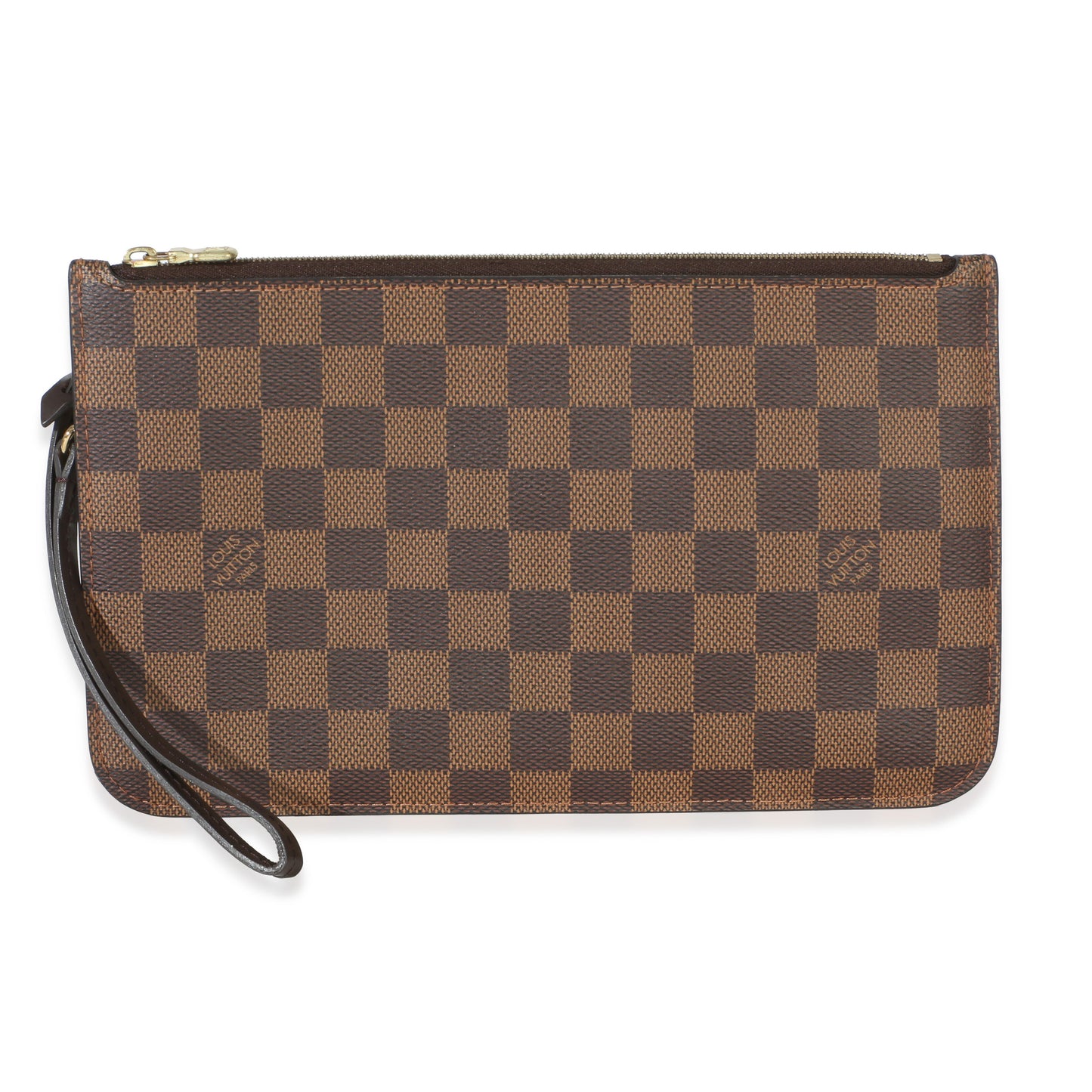 Louis Vuitton Damier Ebene Canvas Neverfull Pouch