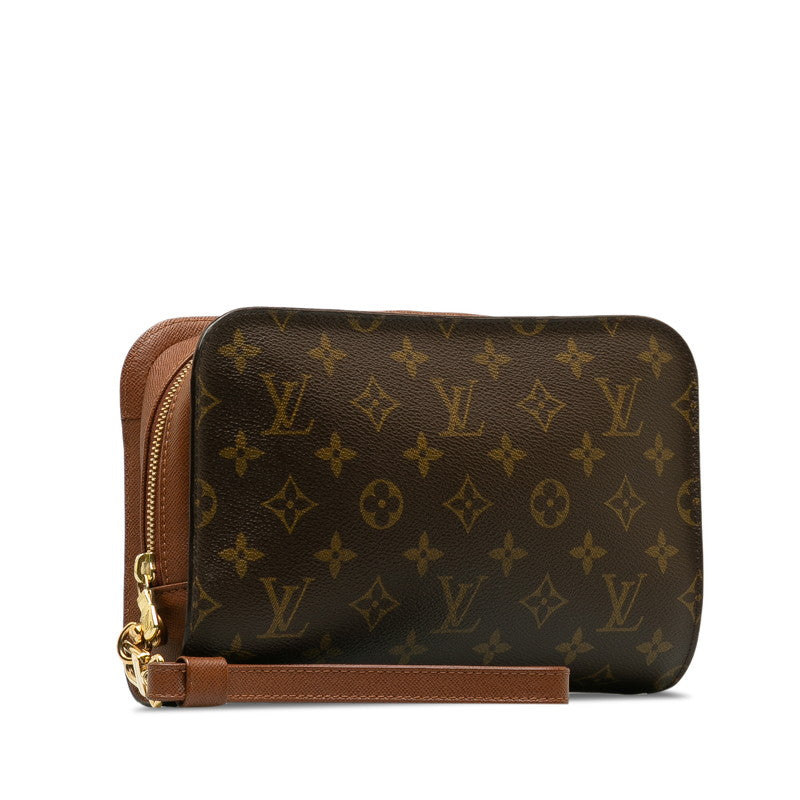 Louis Vuitton Monogram Ors Backpack Second Bag M51790 Brown PVC Leather Men LOUIS VUITTON