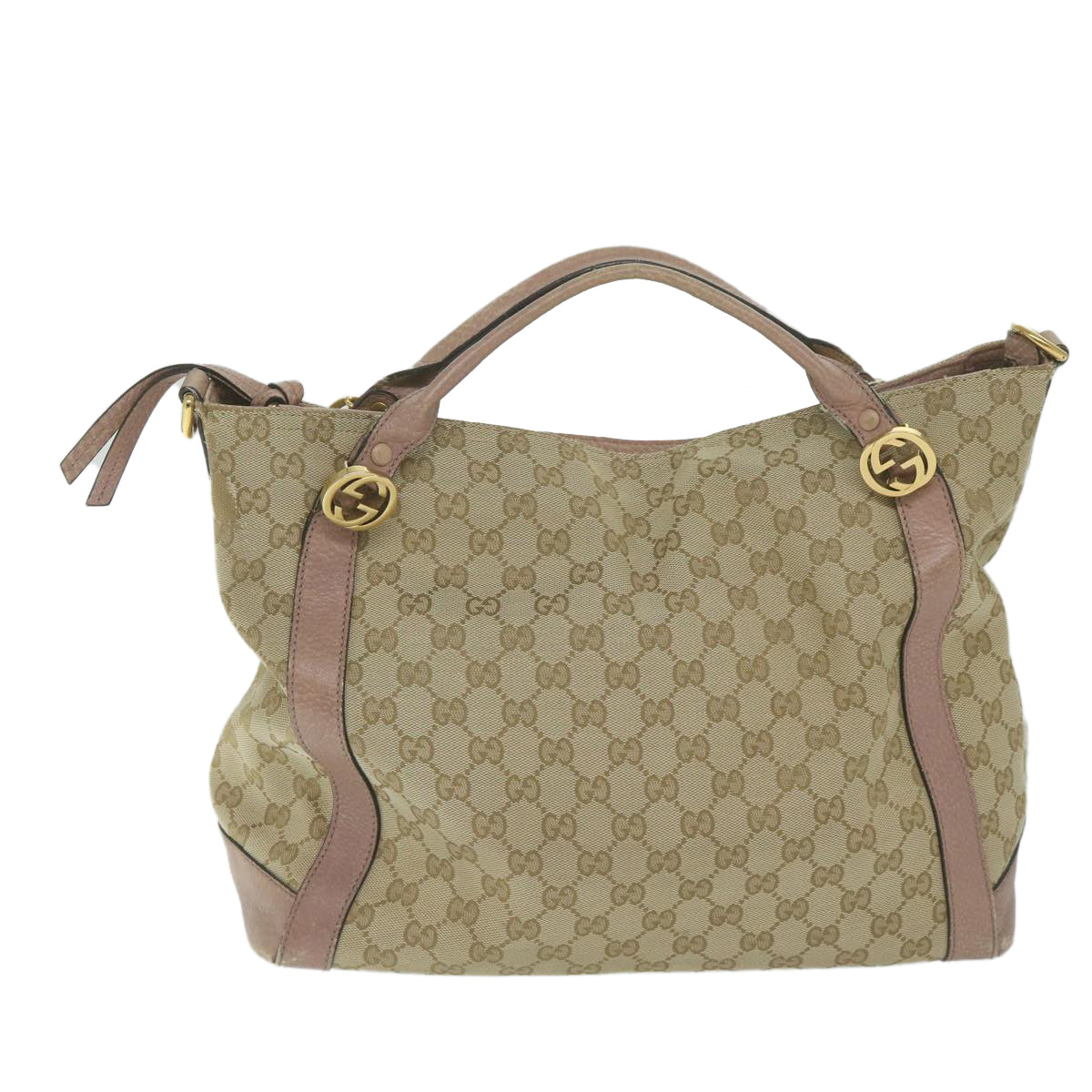 Gucci Hobo  Canvas Shoulder Bag ()