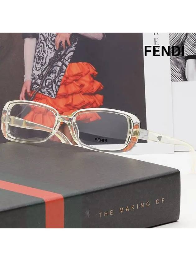 Luxury Fendi Eyewear Transparent Eyeglasses Clean
