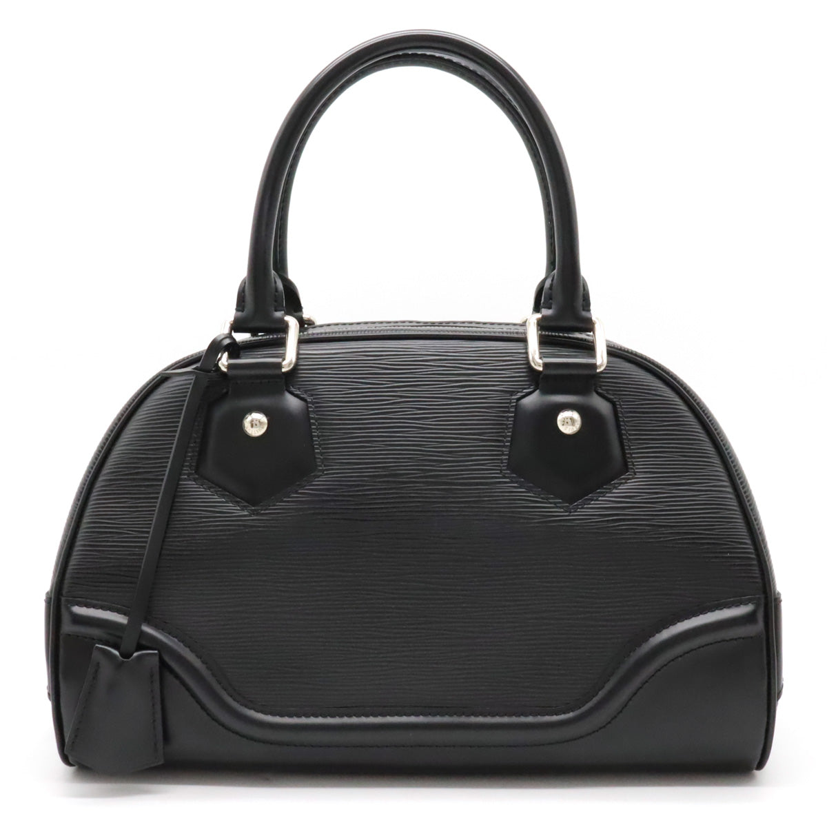 Louis Vuitton Louis Vuitton Epi Bowling Monterey PM Handbag Mini Boston Bag Black Black Black M59322
